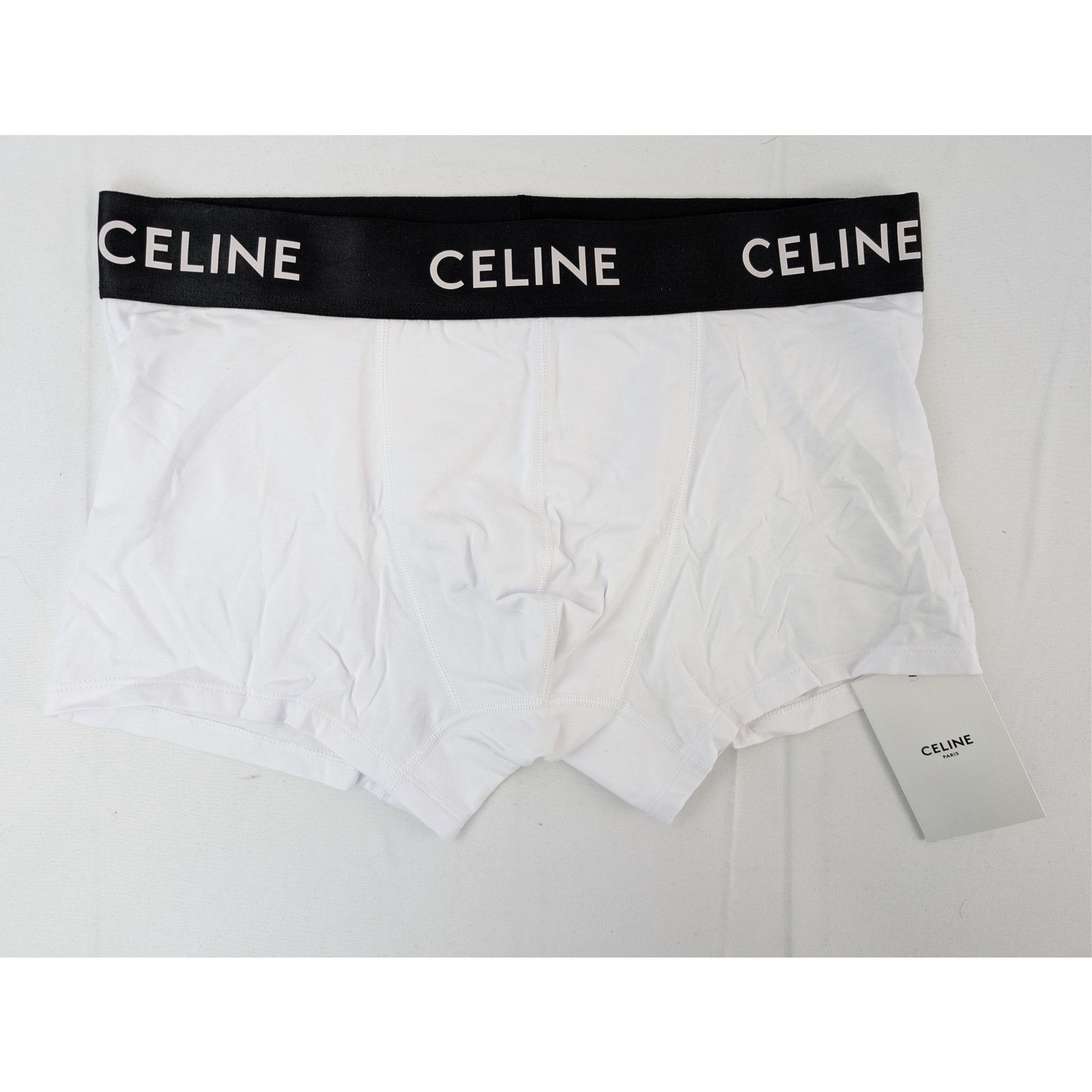 Celine o1rshd1 Q:2 / Size: XXL / Boxer Shorts Celine Logo in White Size US 38 / EU 54 - 8 Thumbnail