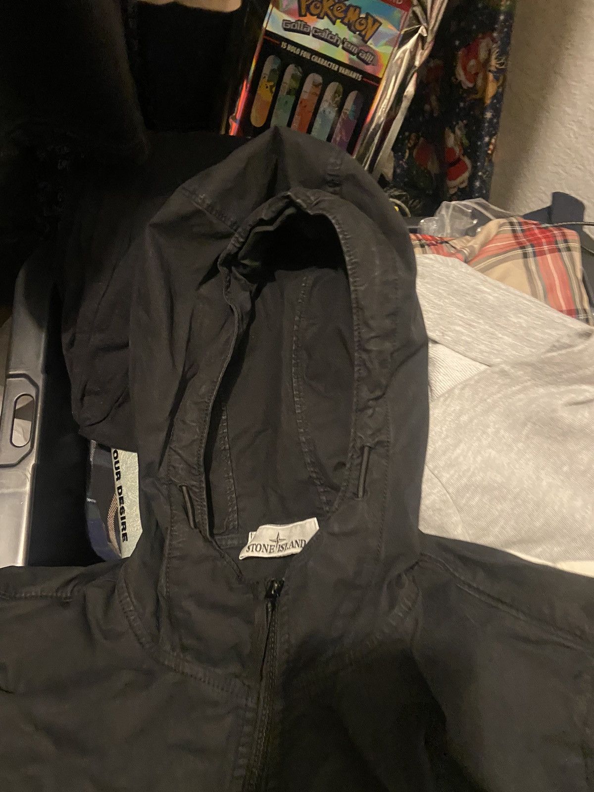 Stone Island × Vintage STONE ISLAND SUPIMA COTTON TWILL STRETCH-TC HOODED JACKET Size US M / EU 48-50 / 2 - 4 Thumbnail