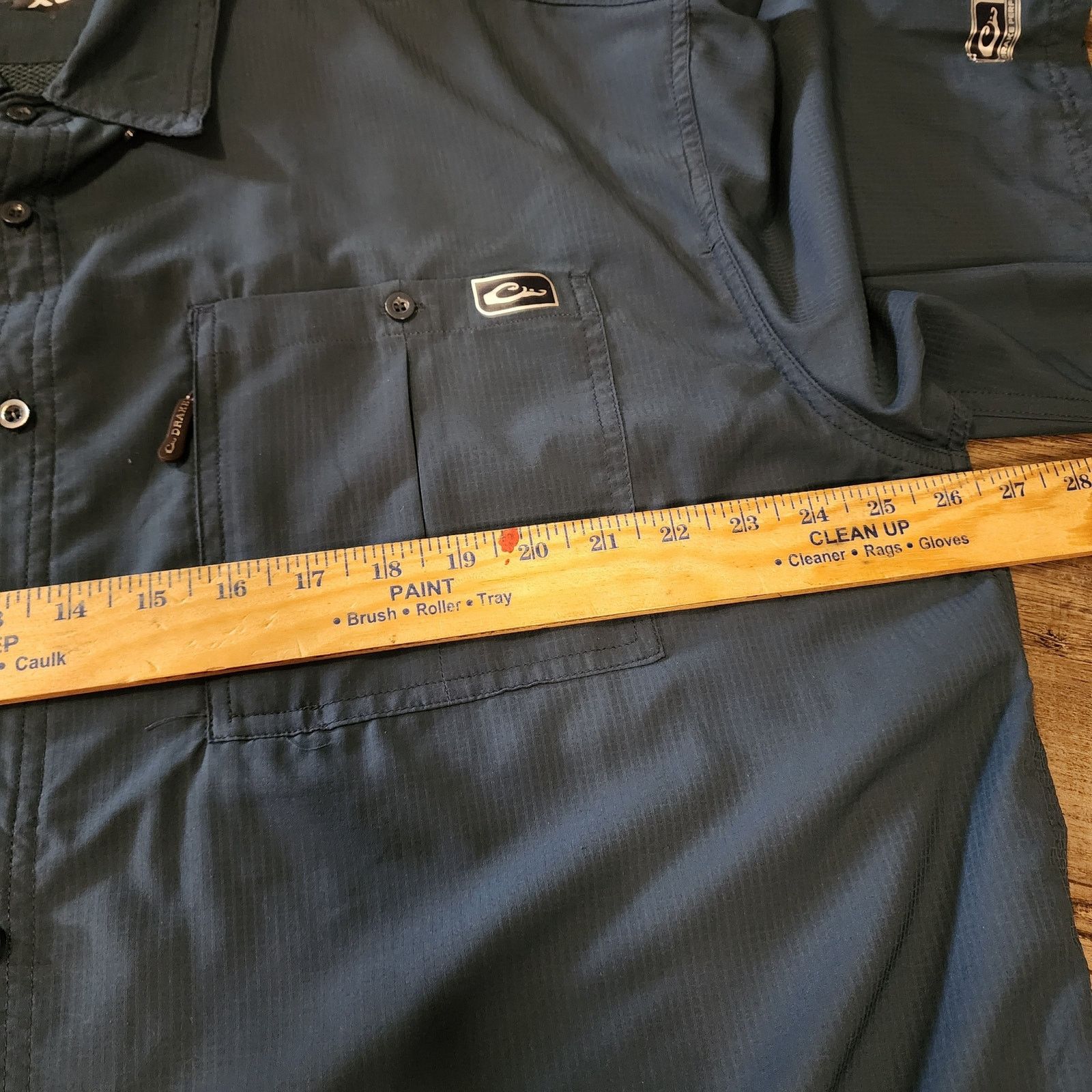 Drake Drake Performance short sleeve button up shirt Blue XL 2505 Size US XL / EU 56 / 4 - 3 Thumbnail