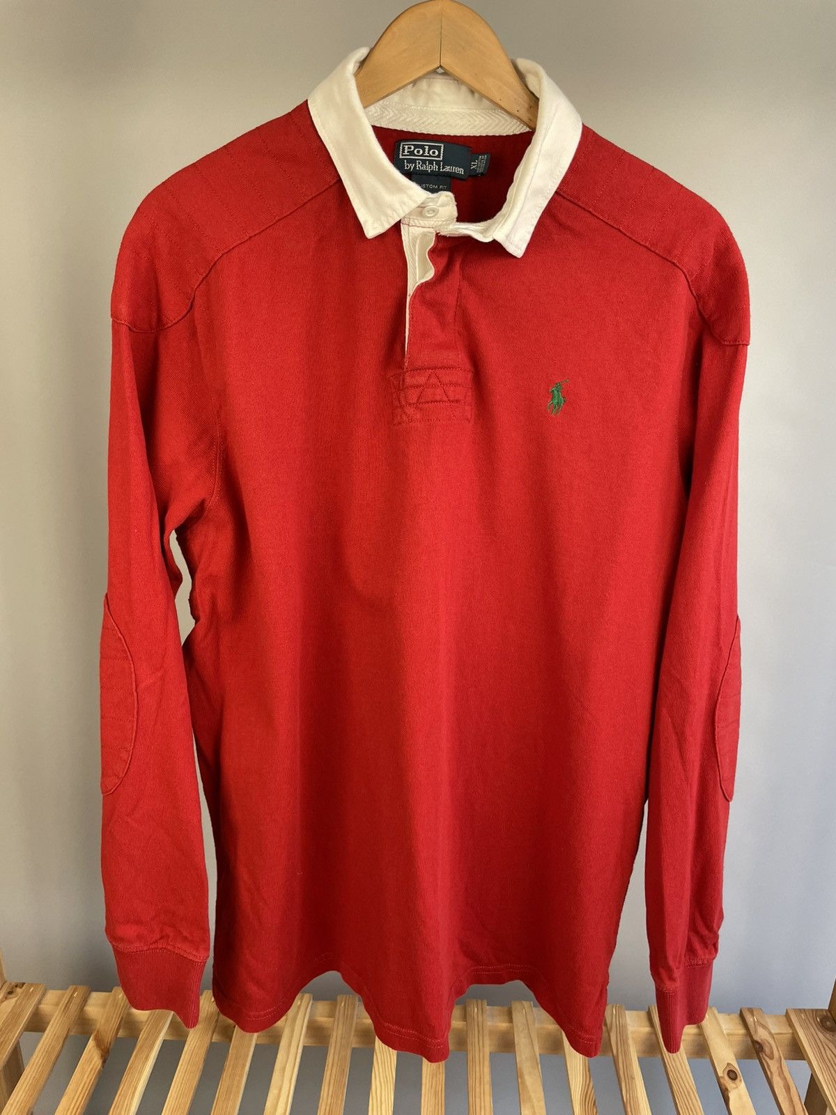 Polo Ralph Lauren × Ralph Lauren × Vintage Polo Ralph Lauren vintage rugby cotton sweatshirt Size US XL / EU 56 / 4 - 1 Thumbnail