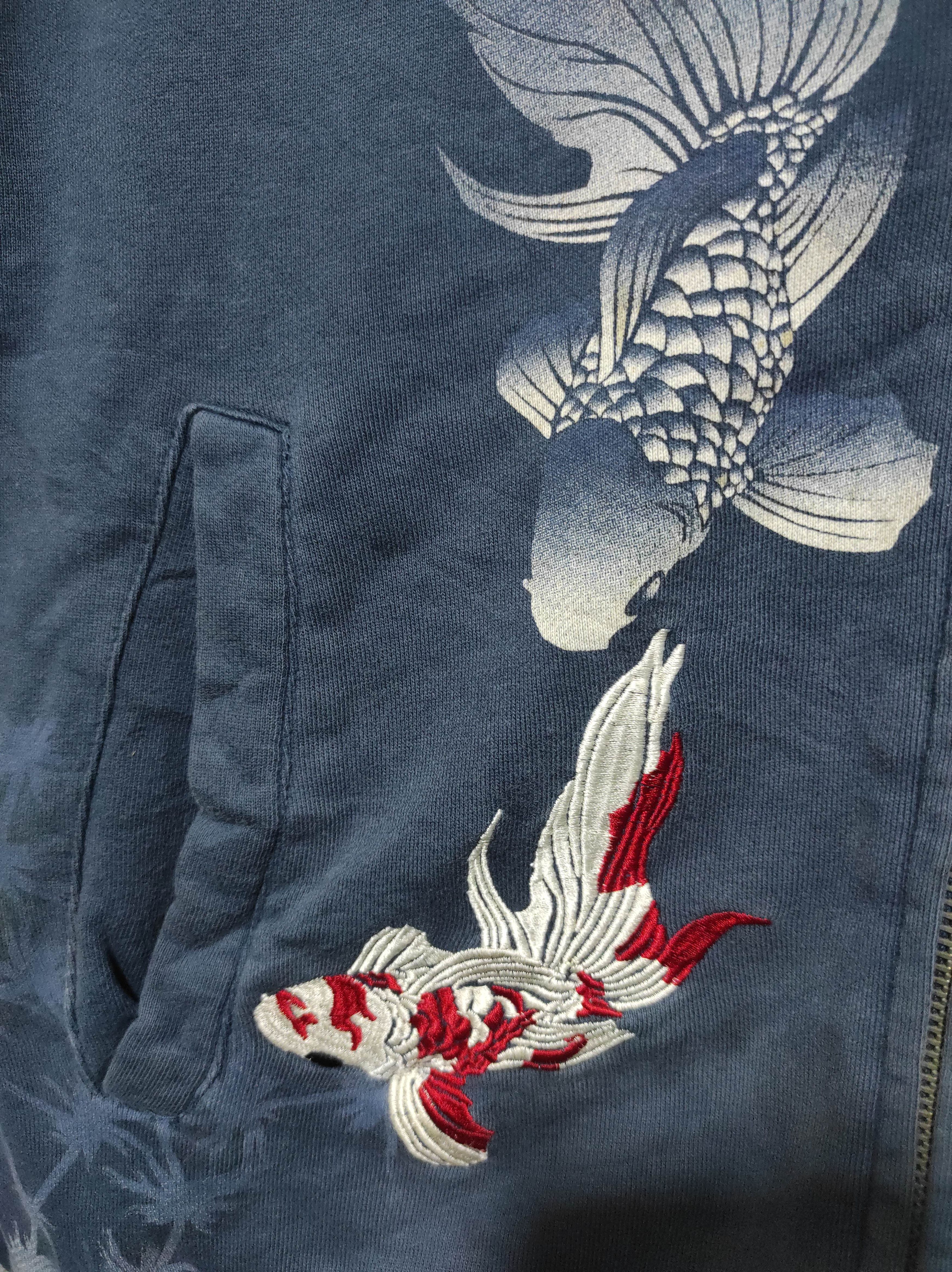 Japanese Brand Koi Sukajan Zip Fur Hoodie LGB IfSixWasNine style Size US M / EU 48-50 / 2 - 8 Thumbnail