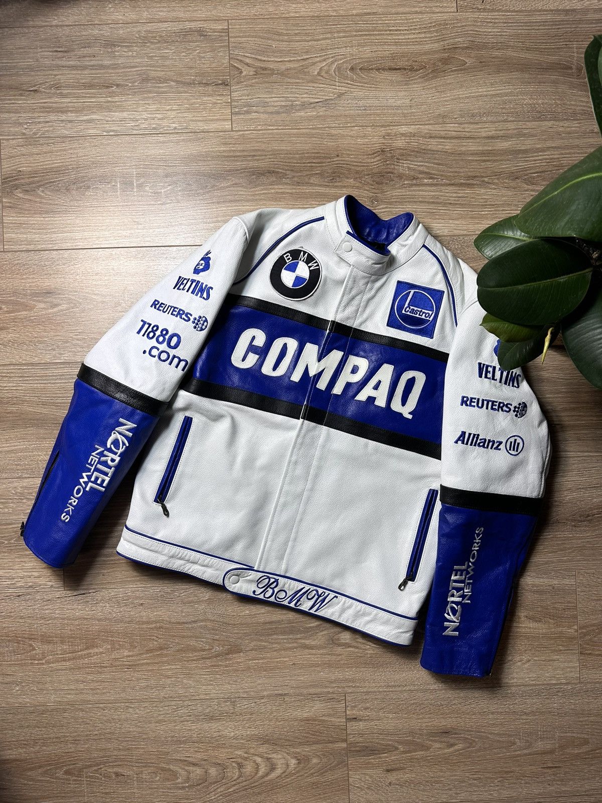 VINTAGE BMW LEATHER RACING JACKET