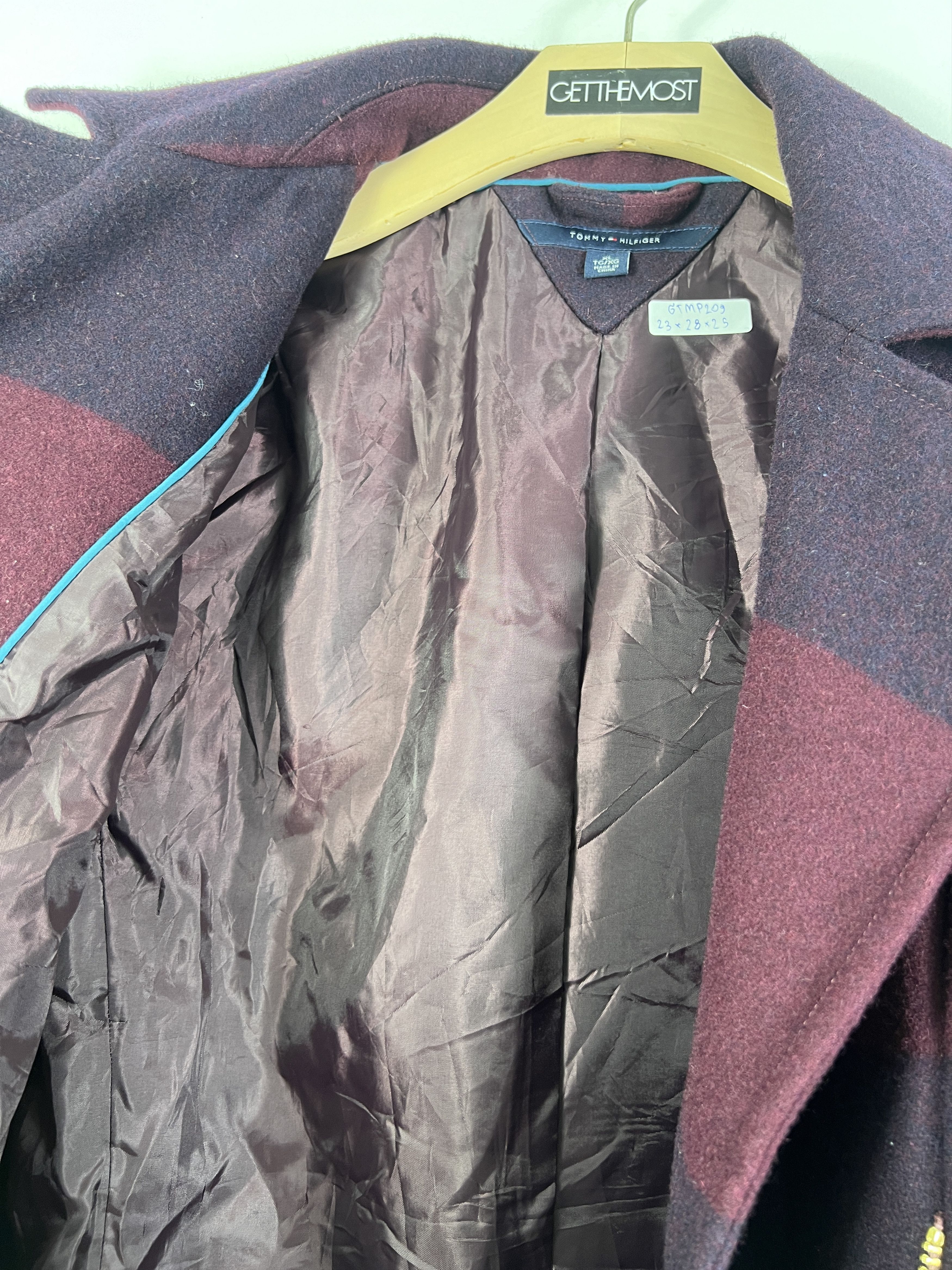Tommy Hilfiger Tommy Hilfiger Wool Lined Jacket (XL) GTMP209 Size XL / US 12-14 / IT 48-50 - 6 Thumbnail