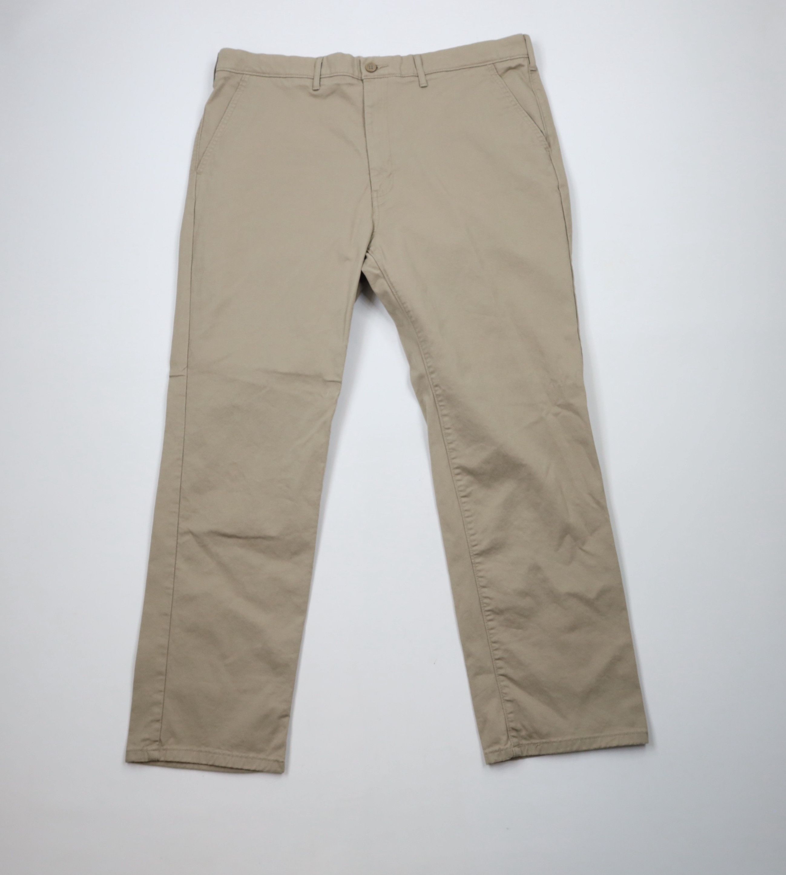 Levi's × Vintage Vintage Y2K Levis Wide Leg Chino Pants Trousers Beige Size US 40 / EU 56 - 1 Thumbnail