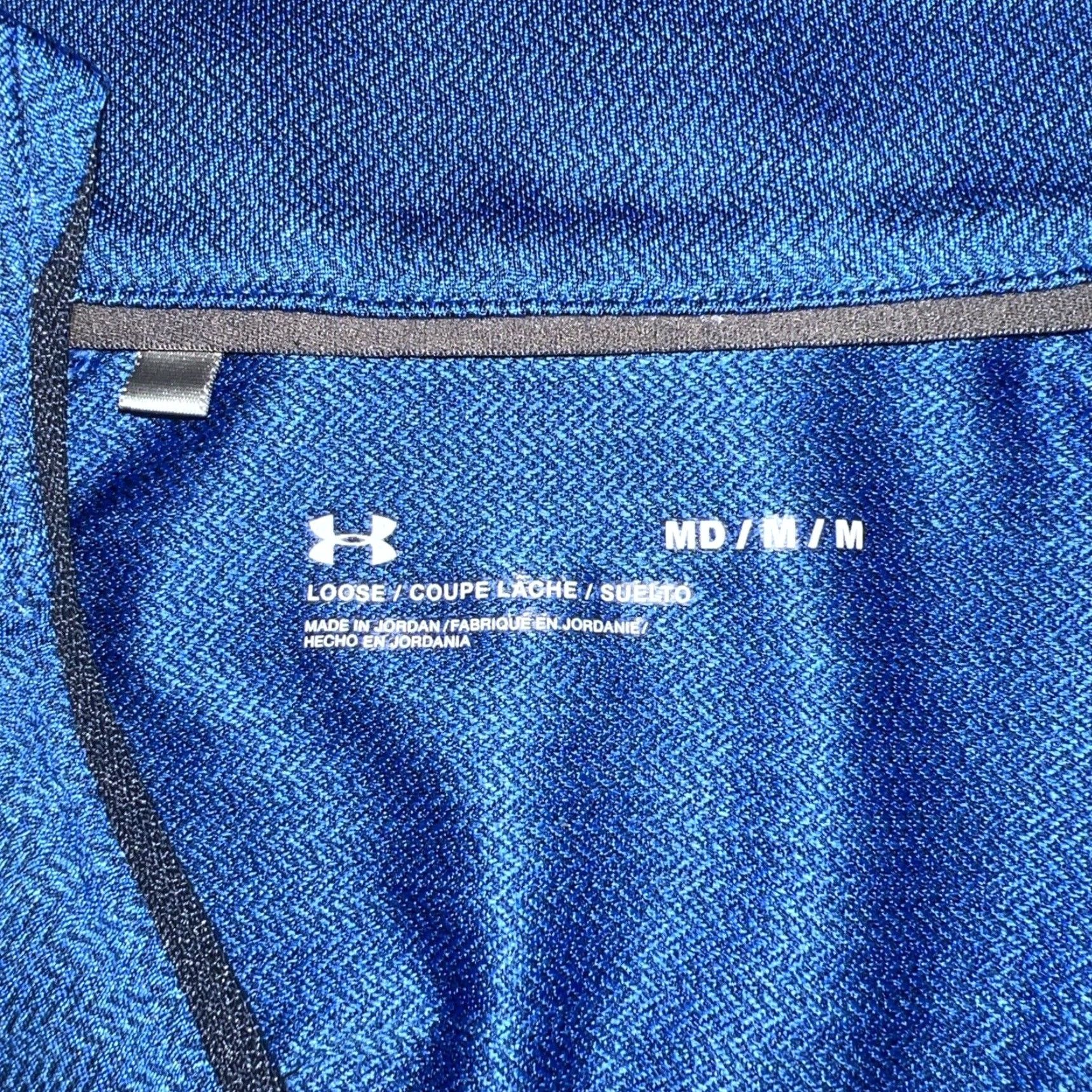 Under Armour UNDER ARMOUR Blue Half Zip Pullover Mens Activewear Size M Size US M / EU 48-50 / 2 - 5 Thumbnail