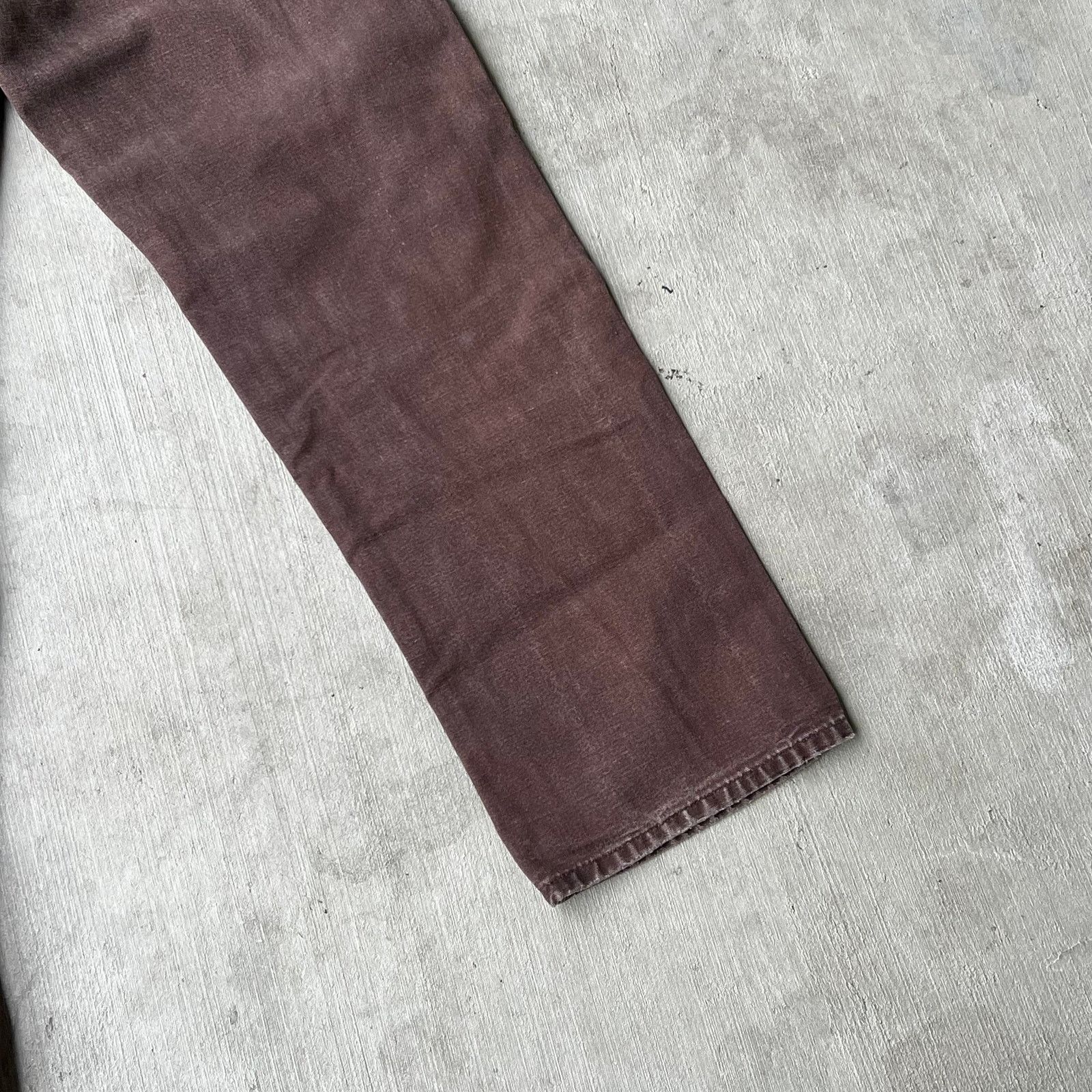 Carhartt × Vintage Carhartt faded brown double knee work wear carpenter pants Size US 32 / EU 48 - 11 Thumbnail