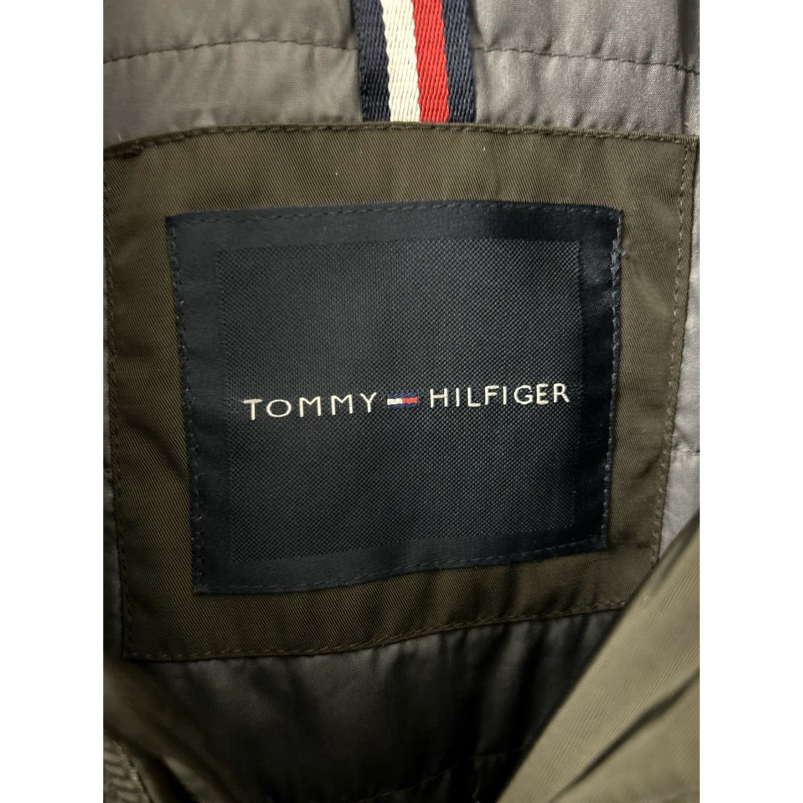 Tommy Hilfiger Tommy Hilfiger Jacket Mens XL Green Bomber Puffer Quilted Zip Hooded Stand-Up Collar Zip Pockets Size US XL / EU 56 / 4 - 6 Thumbnail