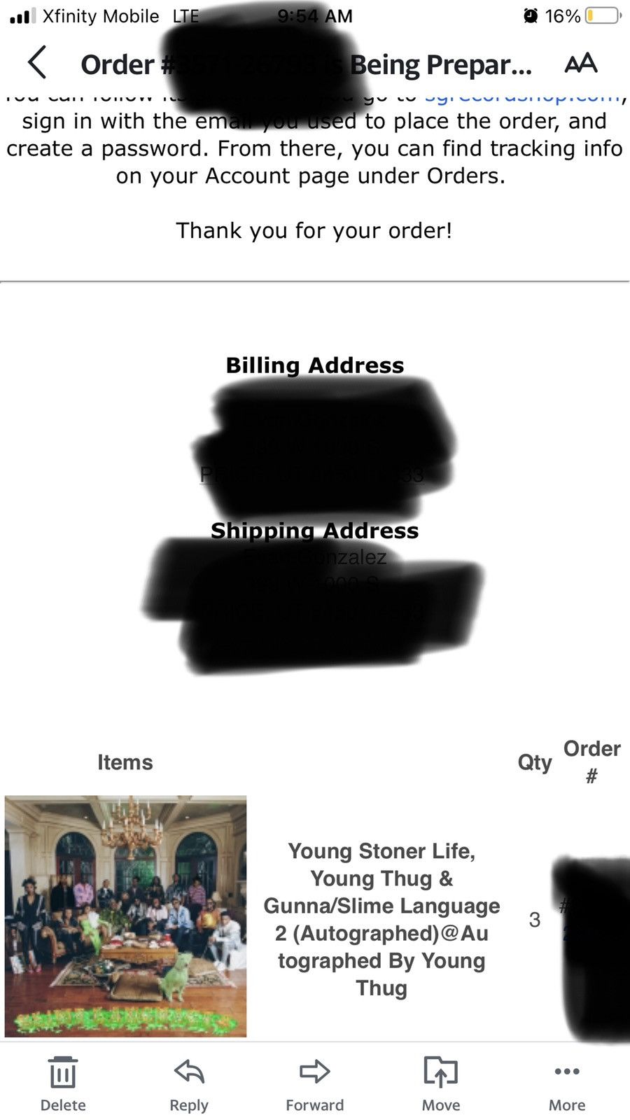Rap Tees Young Thug and Gunna Signed SL2 CD Size ONE SIZE - 5 Thumbnail