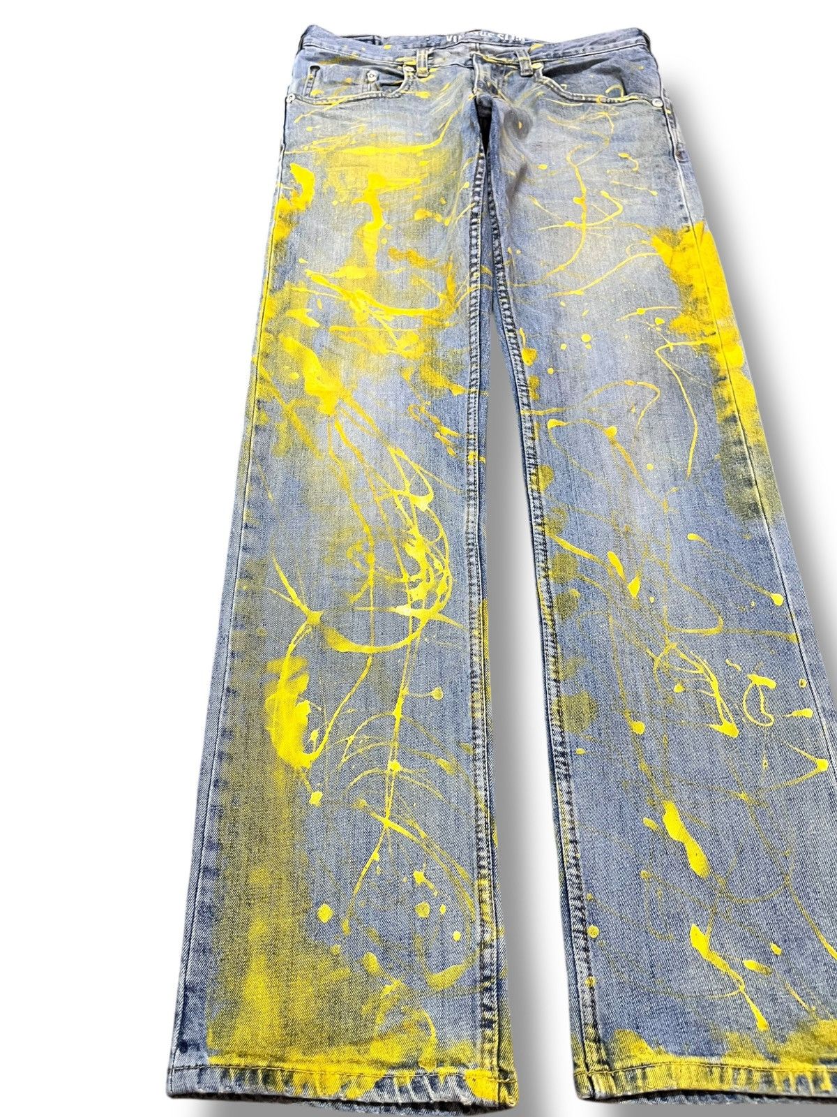 Lee Vintage Lee Dungree Paint Splatter Denim Size US 30 / EU 46 - 3 Thumbnail