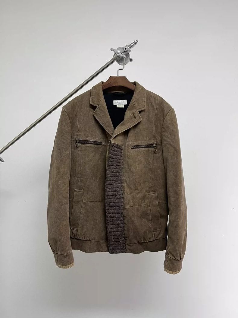 Dries Van Noten dries van noten Hunting Sweater Patchwork Wash Jacket 2503- Size US S / EU 44-46 / 1 - 1 Thumbnail