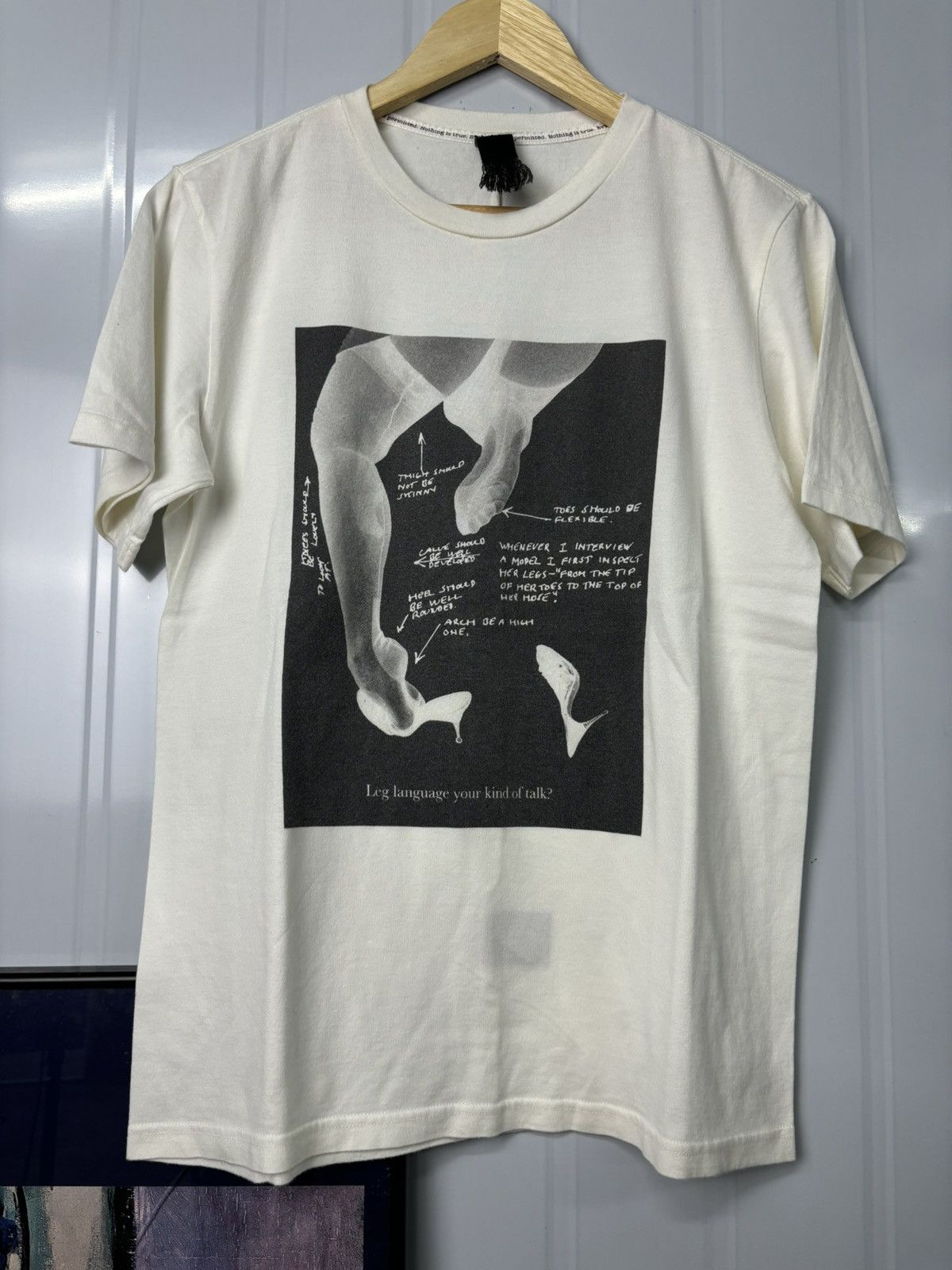 Vintage RARE! Vintage 90’s Phototee Leg Parody Size US M / EU 48-50 / 2 - 2 Thumbnail