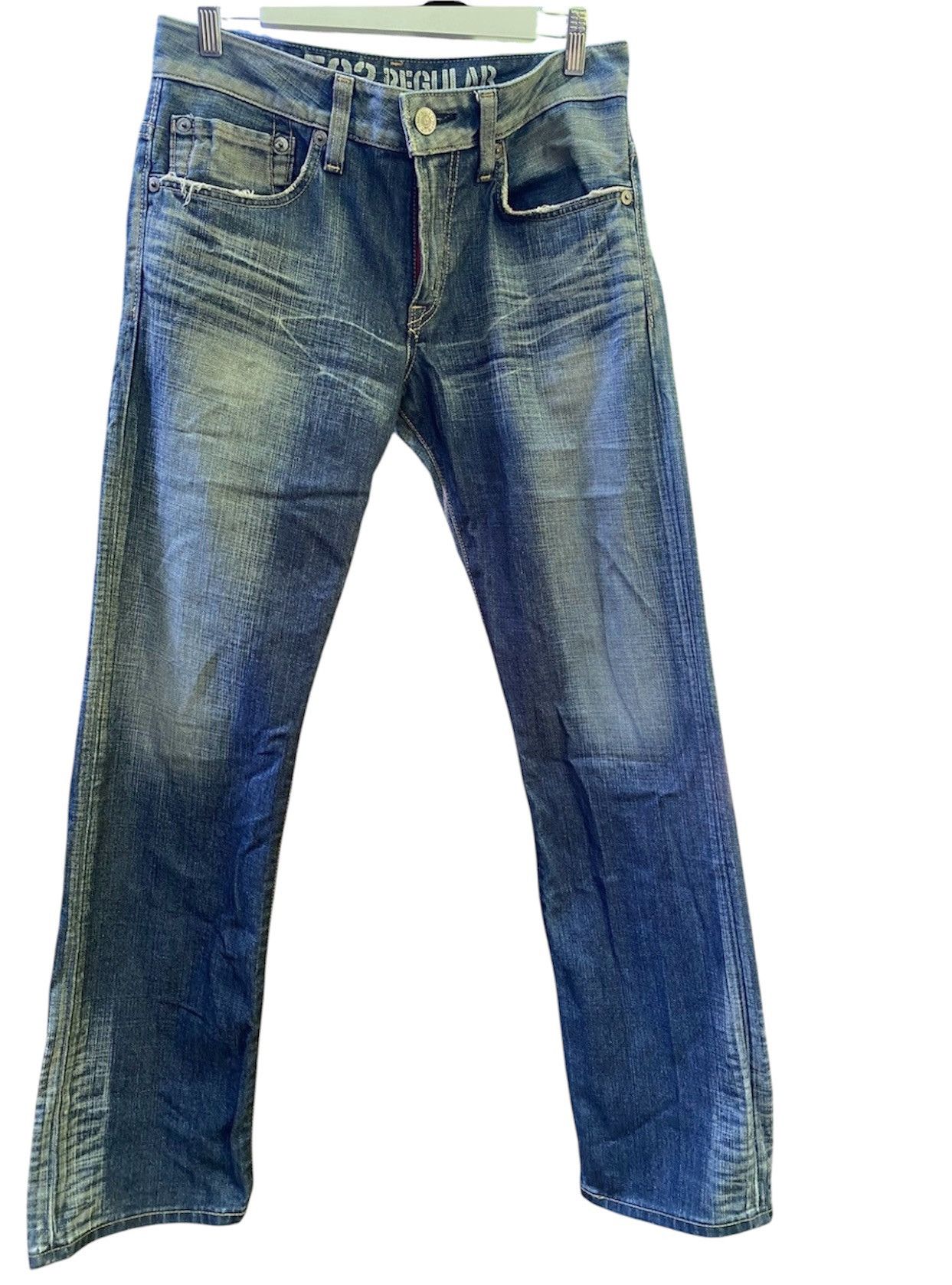 Edwin × If Six Was Nine Vintage edwin 503 regular blue trip edgeline Size US 30 / EU 46 - 1 Thumbnail