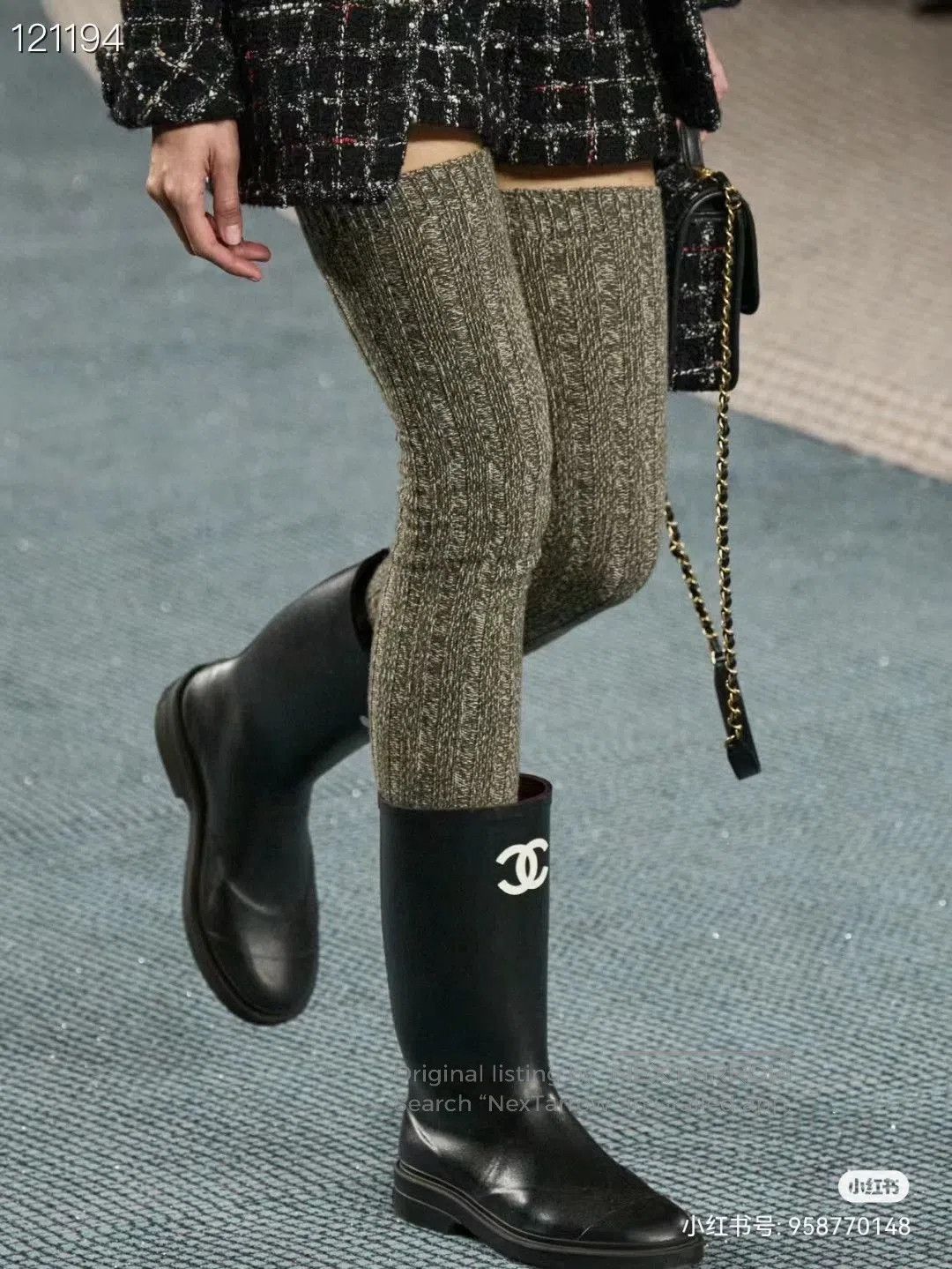 Chanel Chanel 22K Purple Cashmere Tights. Size ONE SIZE - 9 Thumbnail