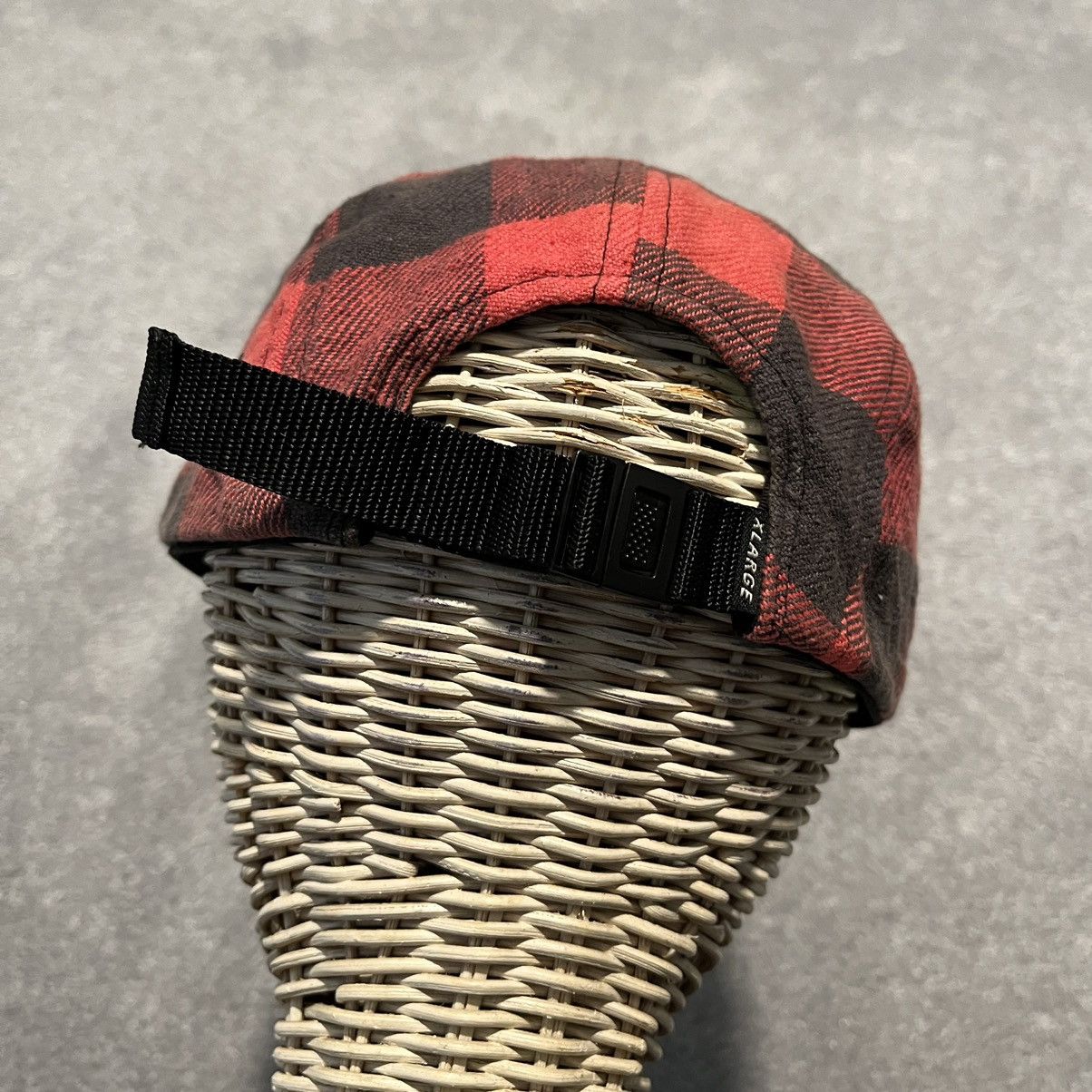 X-LARGE Vintage X-Large Store Gorilla Ape Plaid Flannel Hat Japanese Size ONE SIZE - 3 Thumbnail