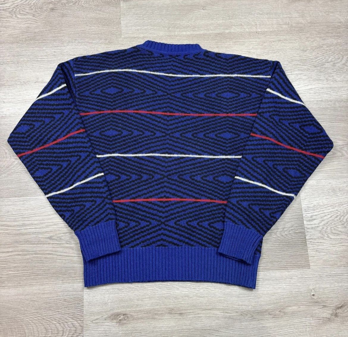 Yves Saint Laurent YSL 3D Striped wool pullover Size US M / EU 48-50 / 2 - 3 Thumbnail