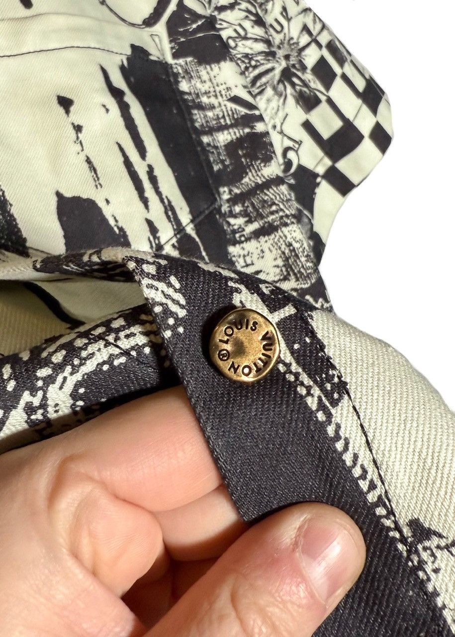 Louis Vuitton Louis Vuitton SS23 Black Ivory Pont-Neuf Graphic Denim Shirt Size US S / EU 44-46 / 1 - 5 Thumbnail