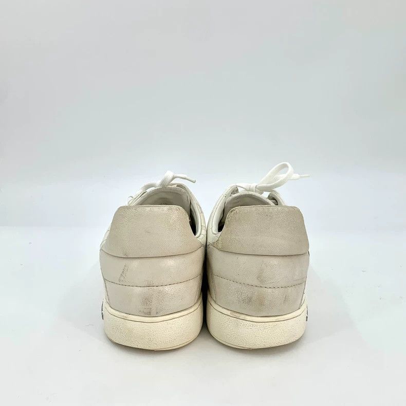 Louis Vuitton Louis Vuitton White Checkerboard Lace Up Casual Sneakers Size US 8.5 / EU 41-42 - 4 Thumbnail