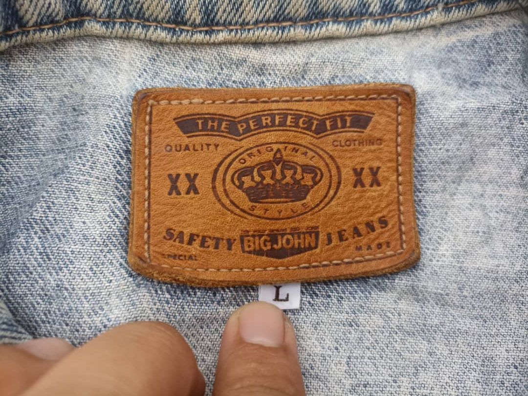 Big John × Vintage Vintage Big John Denim Jacket Size US L / EU 52-54 / 3 - 12 Thumbnail