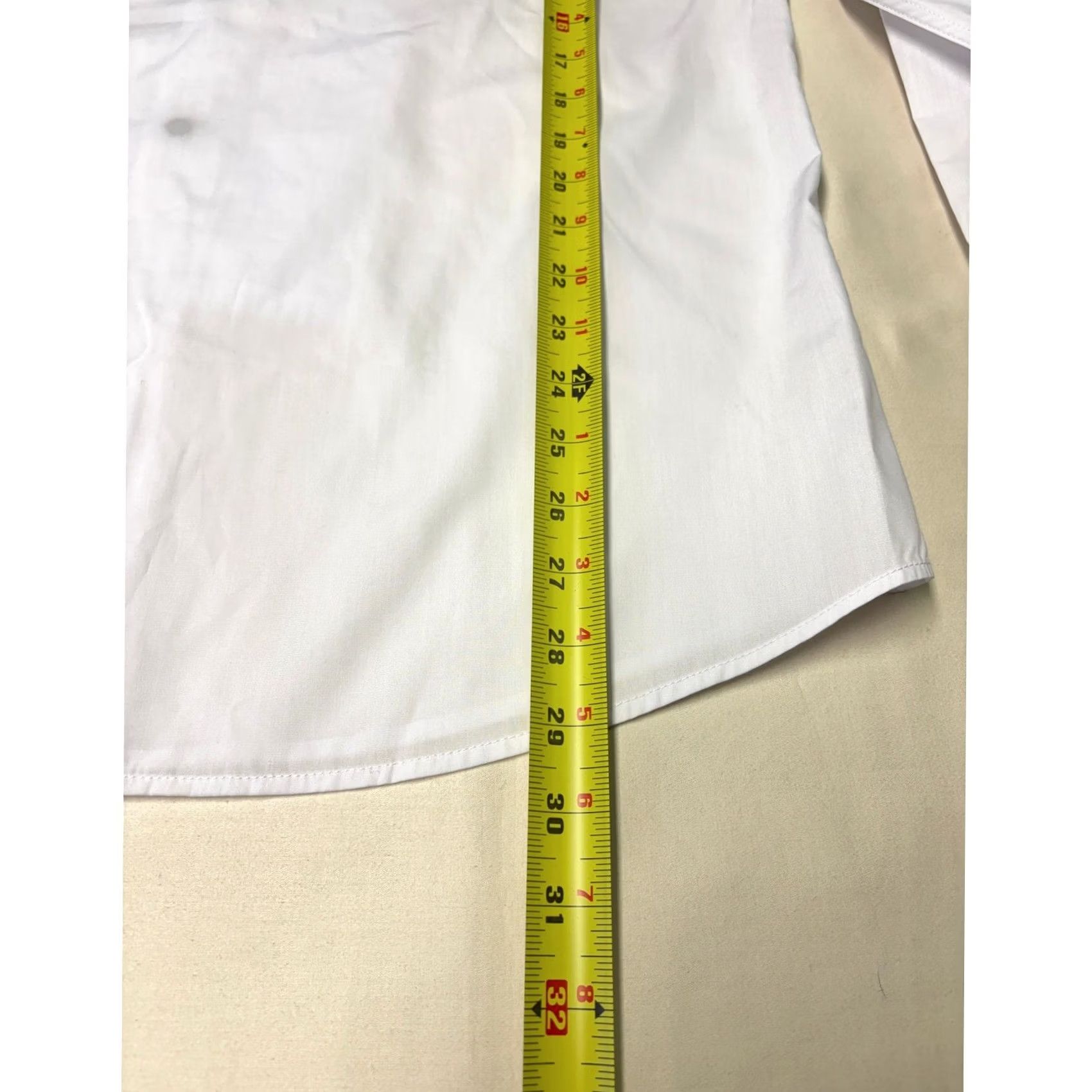 Vintage Milant Mens White Pleated Tuxedo Shirt Formal Dress 15 34/35 Cotton Blend French Cuff Classic Fit White Tuxedo Shirt Mens Weddings Black Tie Size 40R - 6 Thumbnail