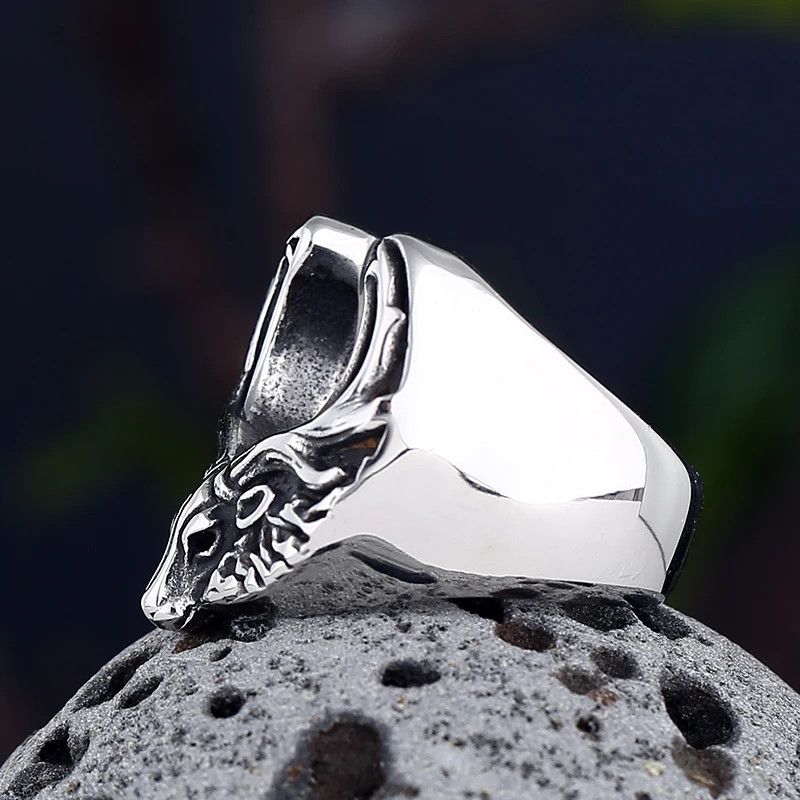 Japanese Brand × Jewelry × Vintage Deer Head Ring Size ONE SIZE - 4 Thumbnail