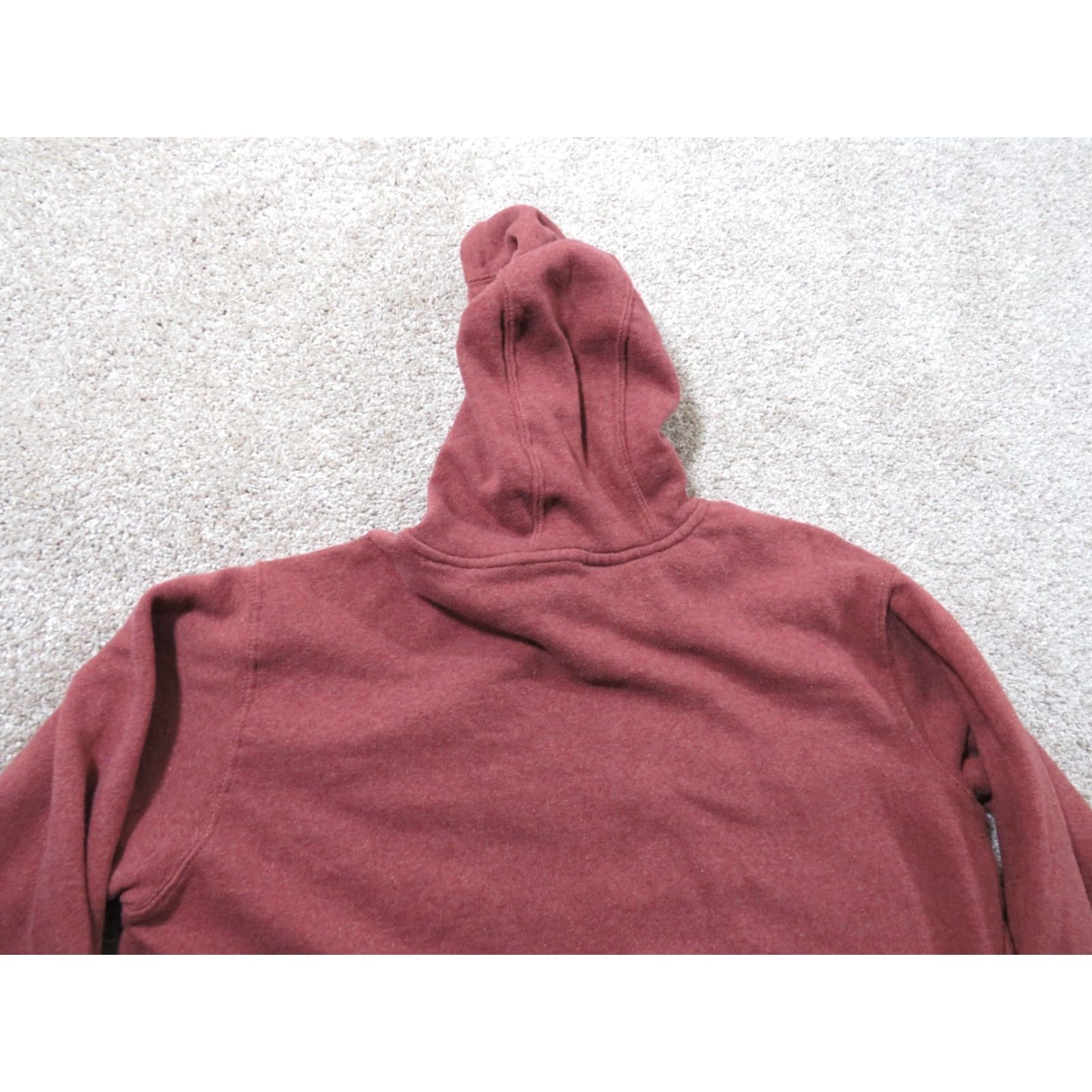 Ariat Ariat Real Women's Large USA Flag Country Hoodie Pullover Sweatshirt Burgandy Long Sleeve Hooded Pockets Graphic Print Mens Womens Girls Size L / US 10 / IT 46 - 8 Thumbnail