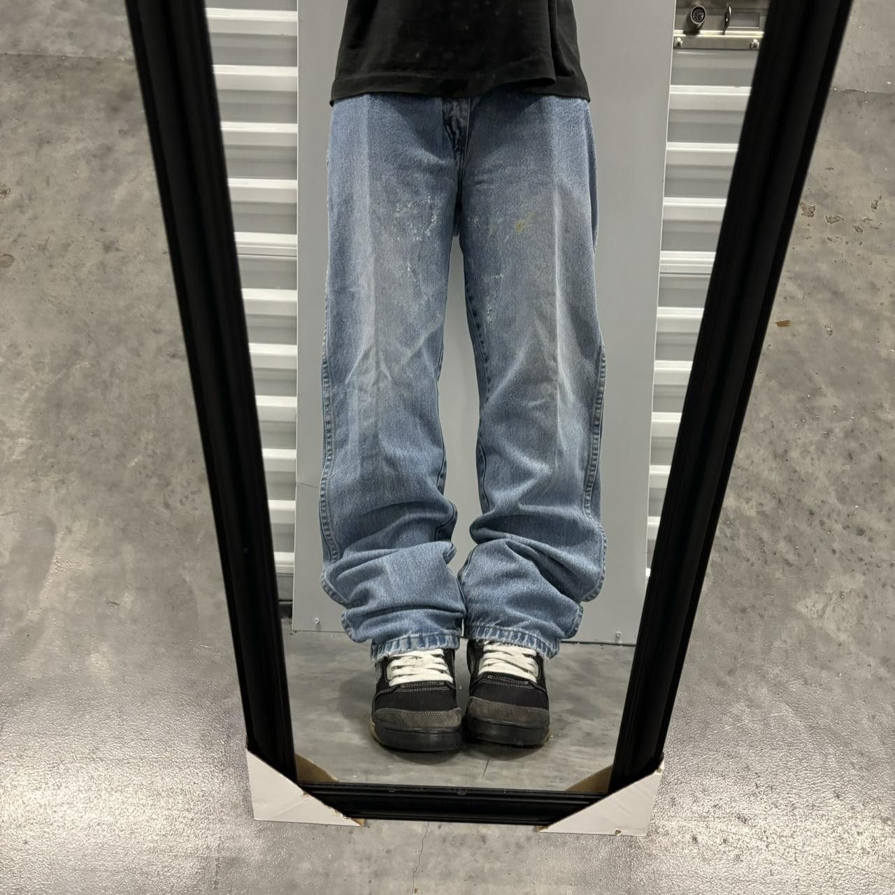 Japanese Brand × Vintage Crazy Vintage Y2K/2000s Grunge Faded Light Wash Essential Denim Jeans! Size US 32 / EU 48 - 1 Thumbnail