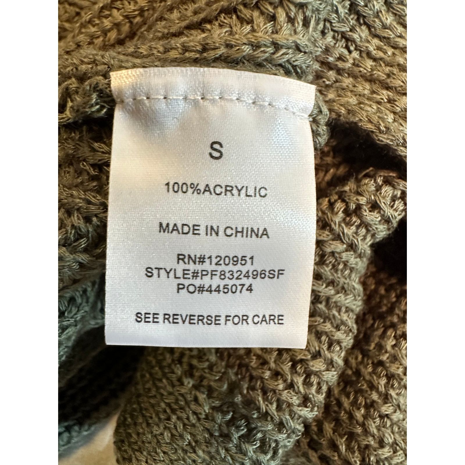Other Pinque Jamelya Back Detail Cardigan - Shaded Moss - size S Size S / US 4 / IT 40 - 9 Thumbnail