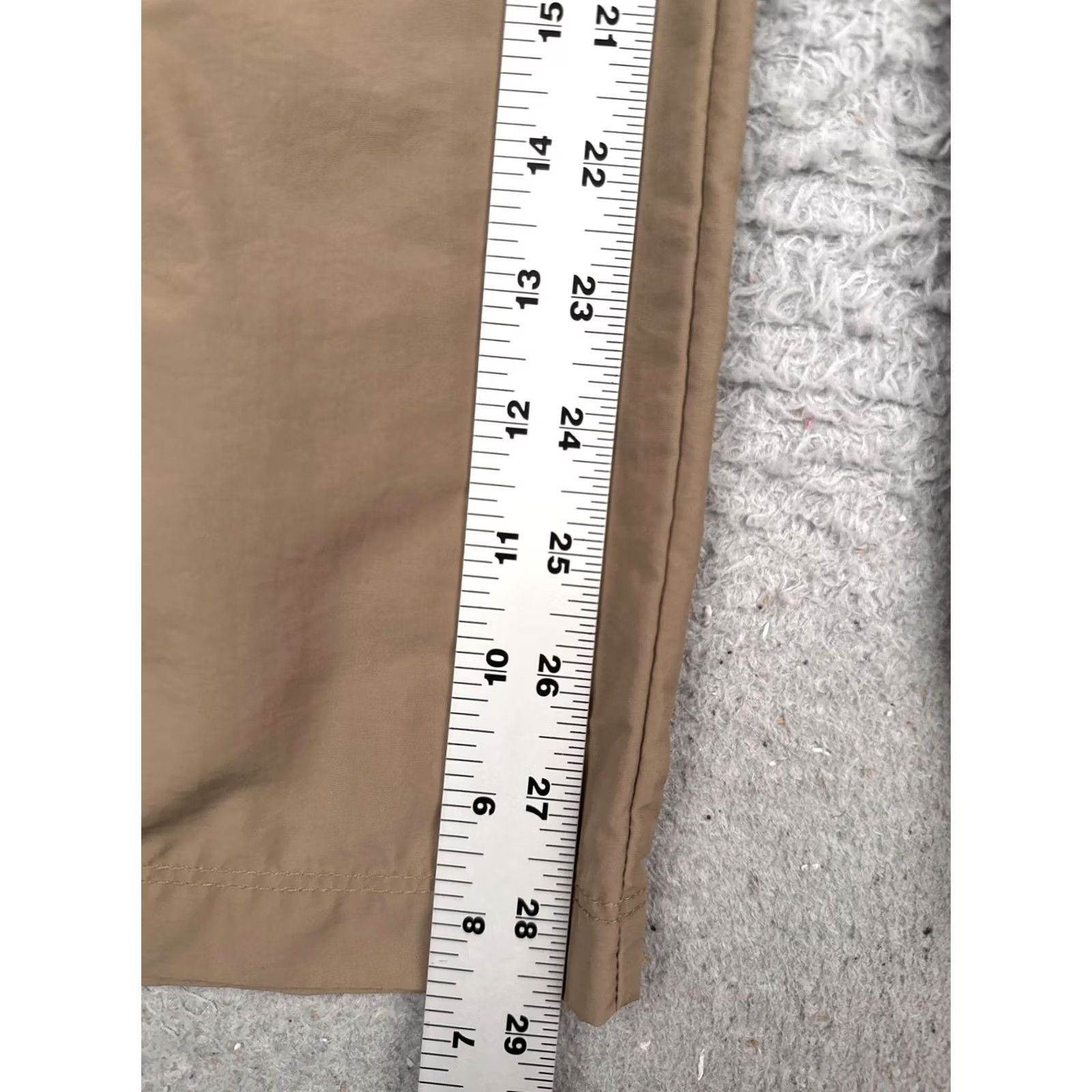Vintage REI Womens 8P Beige Convertible Zip Off Hiking Cargo Nylon UPF 50+ Travel Pants Size 30" / US 8 / IT 44 - 7 Thumbnail