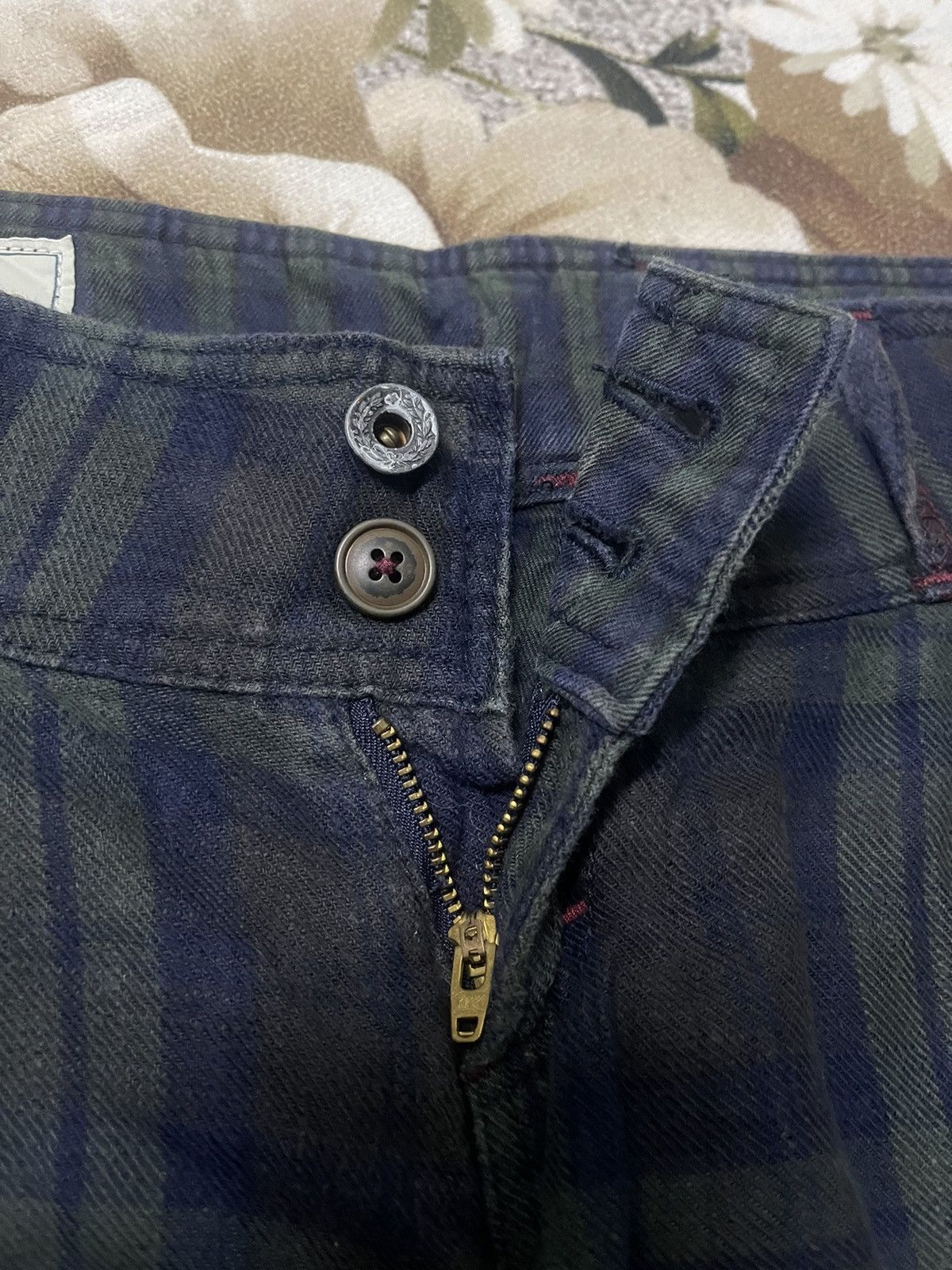 Japanese Brand Betty Smith Bootcut Carpenter Buckled Back Size US 31 - 8 Thumbnail