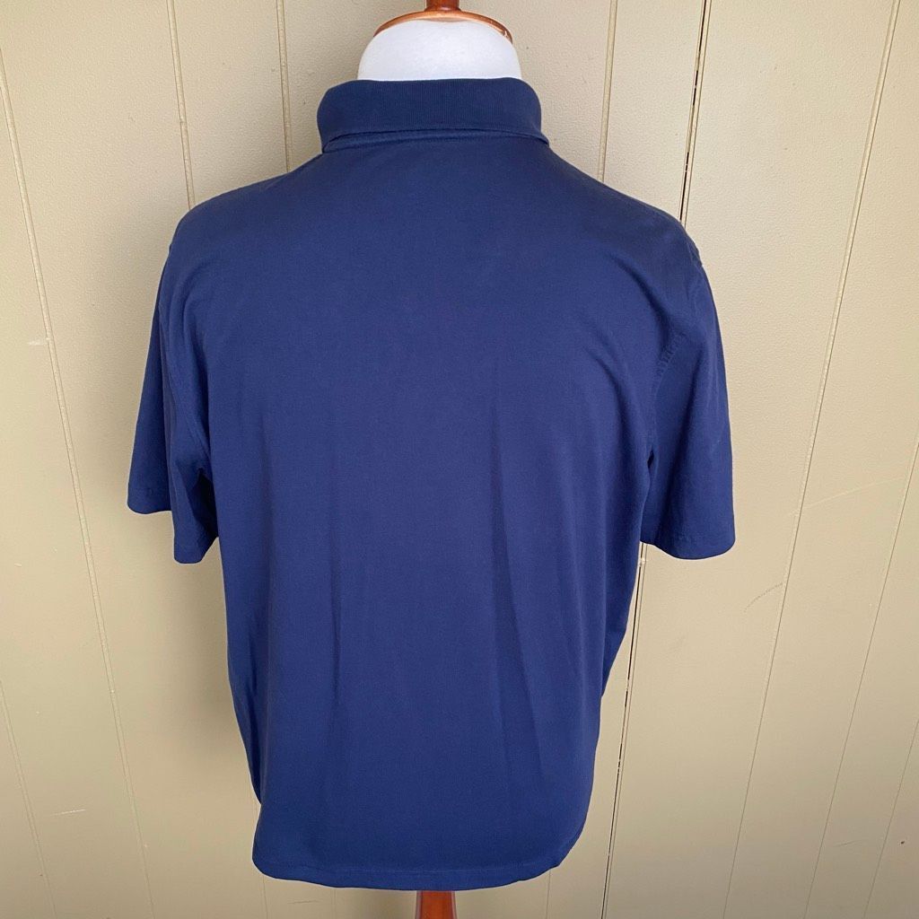 George George men XL cotton blend short sleeve 3 button collar polo Size US XL / EU 56 / 4 - 5 Thumbnail