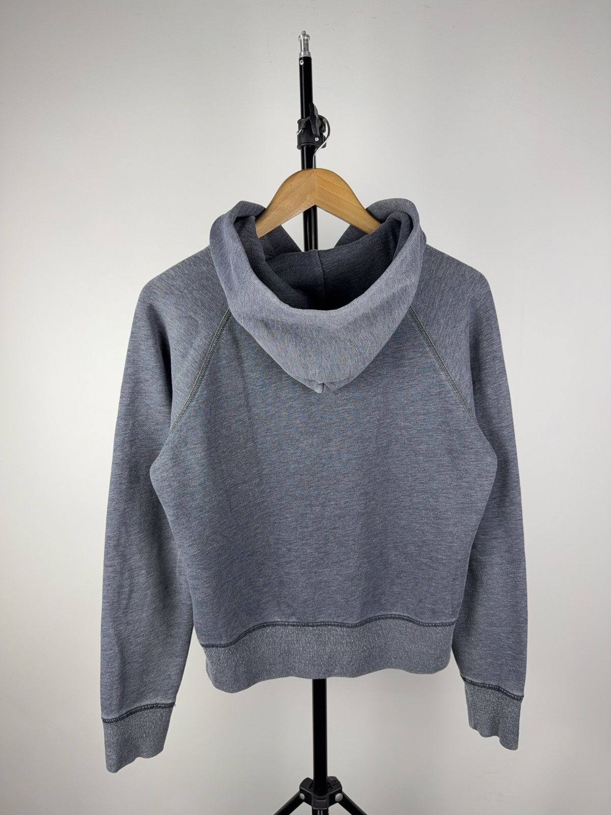 Abercrombie & Fitch Vintage Y2K 00s Abercrombie Blue Hoodie Raglan Fit USA Style Size M / US 6-8 / IT 42-44 - 8 Thumbnail