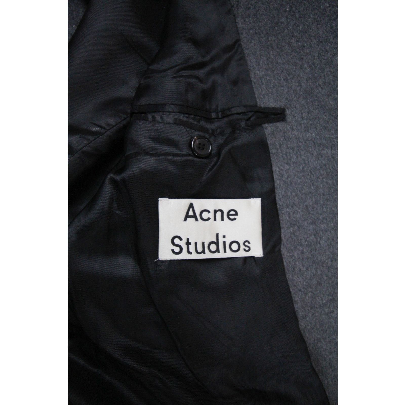 Acne Studios Acne Studios Gavin Mélange Wool-Blend Overcoat Gray Size US M / EU 48-50 / 2 - 7 Thumbnail