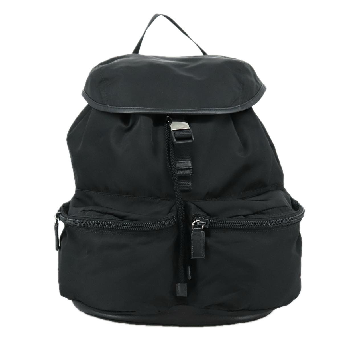 Prada Re-Nylon Black Synthetic Backpack Bag (Pre-Owned) Size ONE SIZE - 1 Thumbnail