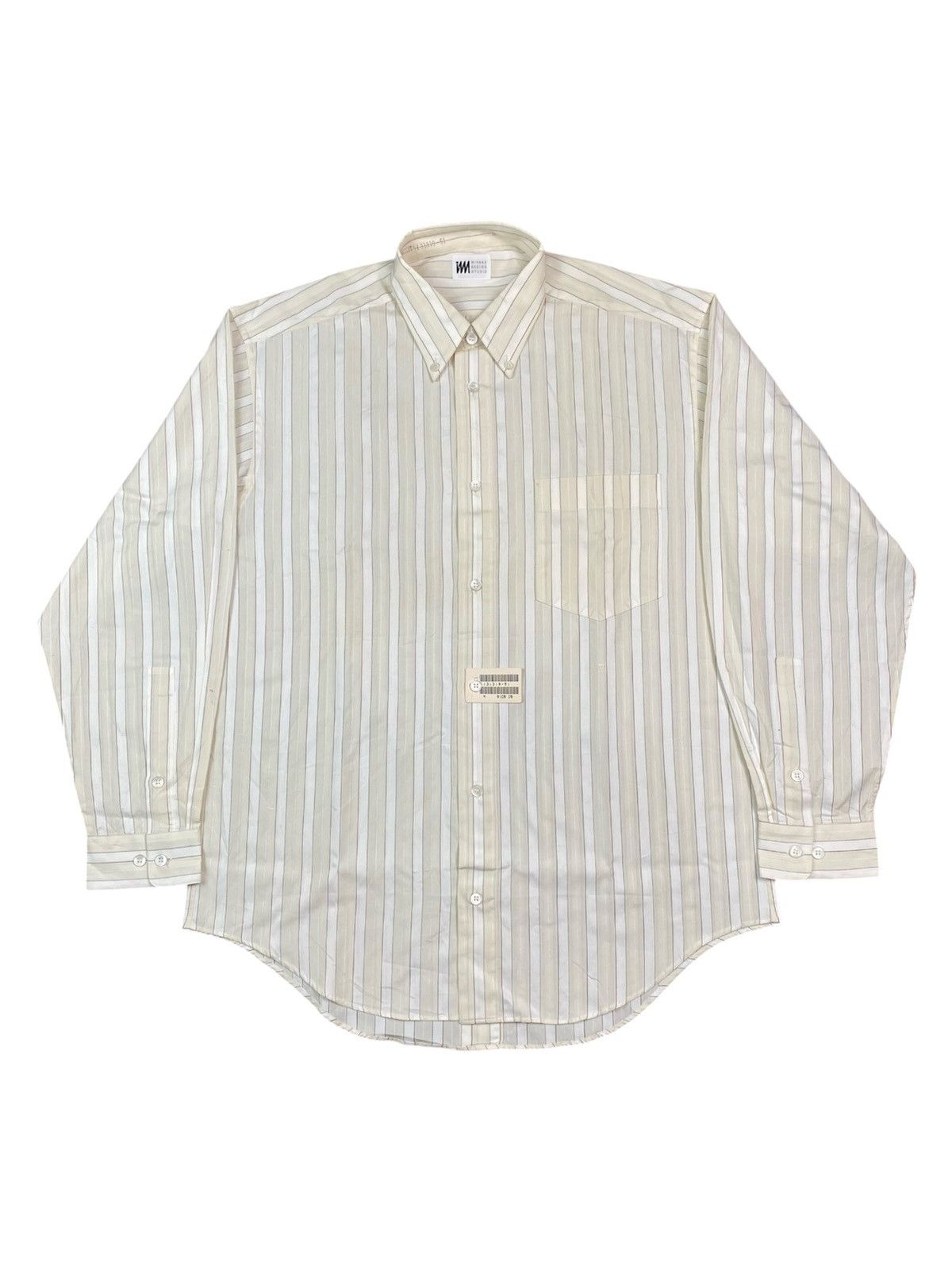 Issey Miyake Vintage issey miyake stripe Shirt button Size US L / EU 52-54 / 3 - 1 Thumbnail
