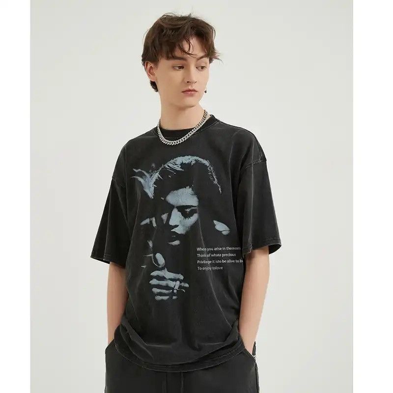 Vintage Oversized Retro Graphic T Shirt Size US L / EU 52-54 / 3 - 3 Thumbnail