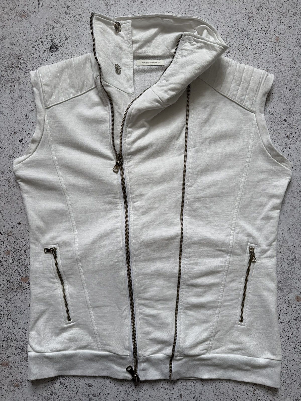 Pierre Balmain Pierre balmain double zip cotton vest size 54 Size US L / EU 52-54 / 3 - 2 Thumbnail