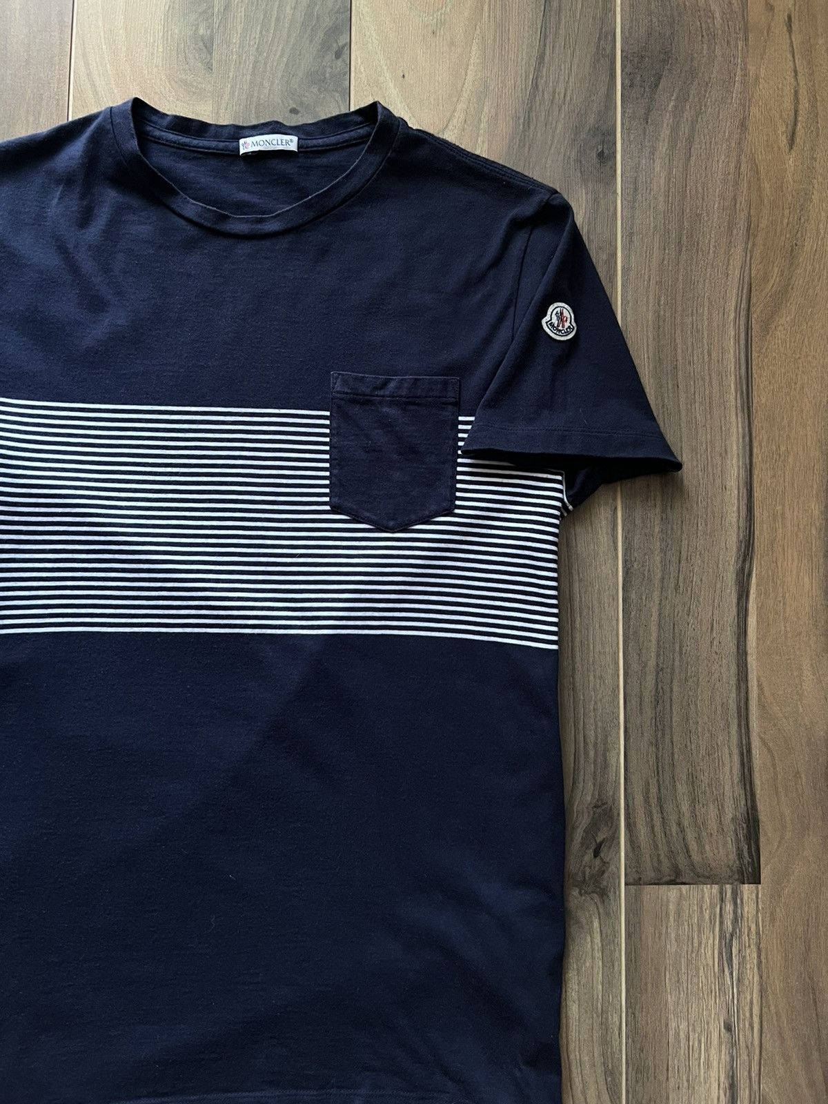 Moncler Moncler tee pocket polo short Size US L / EU 52-54 / 3 - 3 Thumbnail