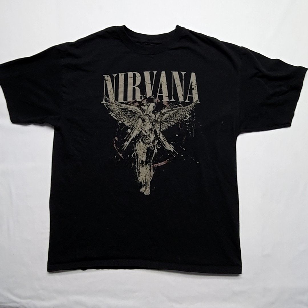 Other Nirvana In Utero Grunge Rock T-Shirt .Large Black Band Tee Size US L / EU 52-54 / 3 - 1 Thumbnail