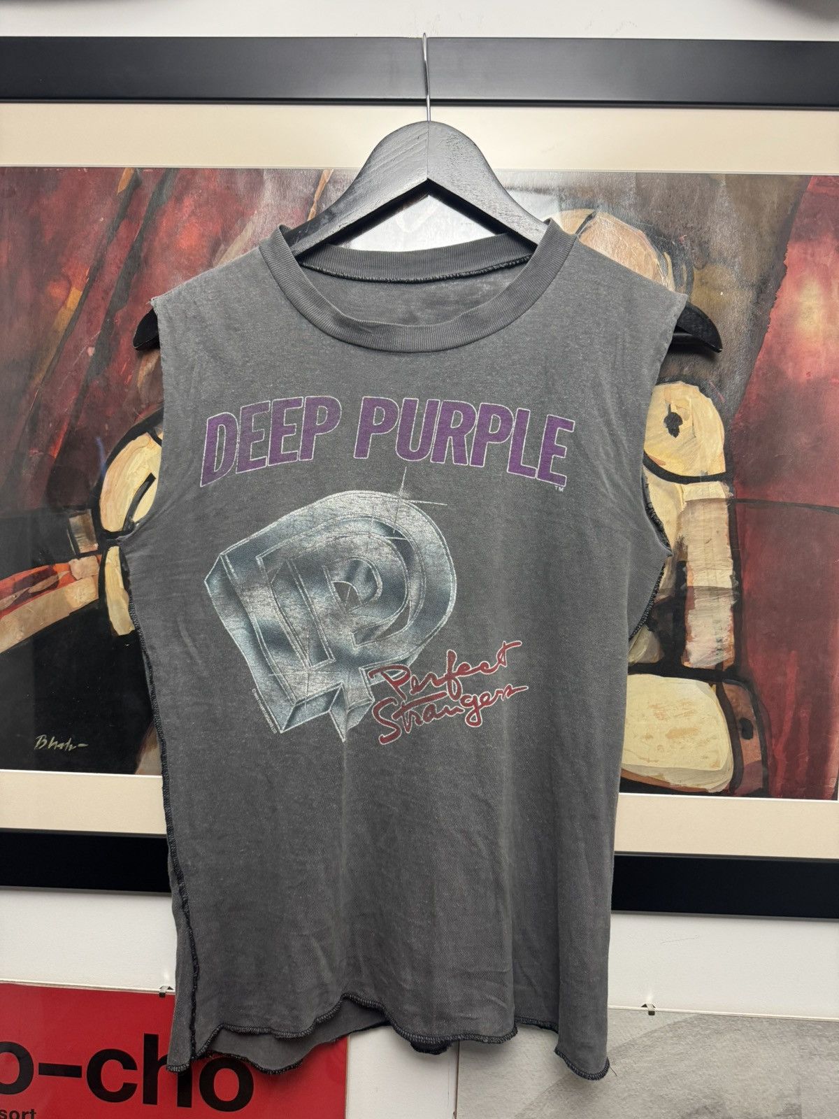Band Tees Vintage 80s 1985 Deep Purple Perfect Strangers Thame TankTop Size US S / EU 44-46 / 1 - 1 Thumbnail