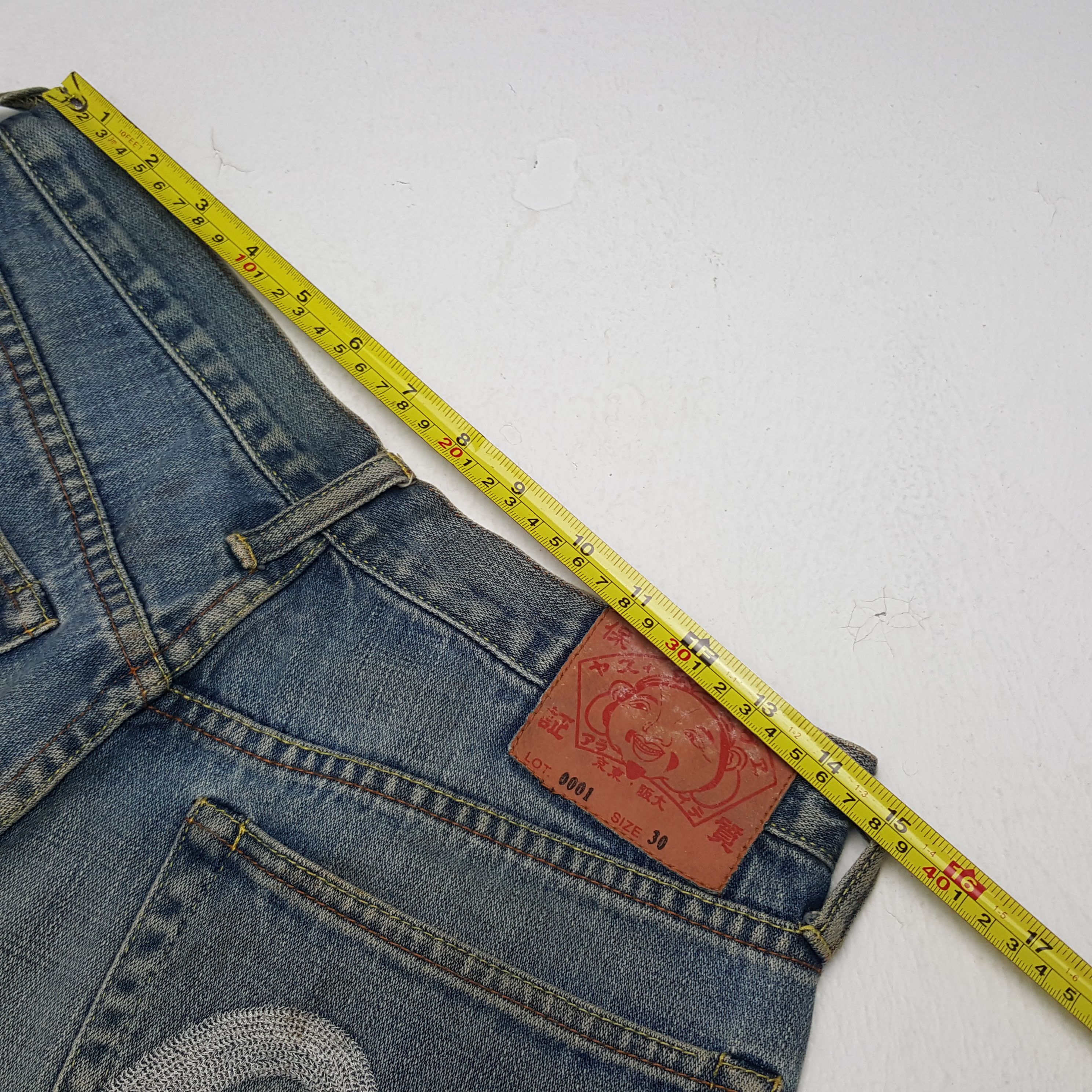 Evisu × Japanese Brand × Vintage VIntage Evisu Japanese Brand Daicock Custom Art Denim Jeans Size US 30 / EU 46 - 8 Thumbnail