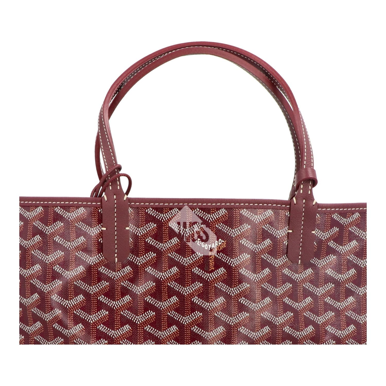 Goyard Goyard Saint Louis Tote PM Bordeaux Burgundy Size ONE SIZE - 5 Thumbnail