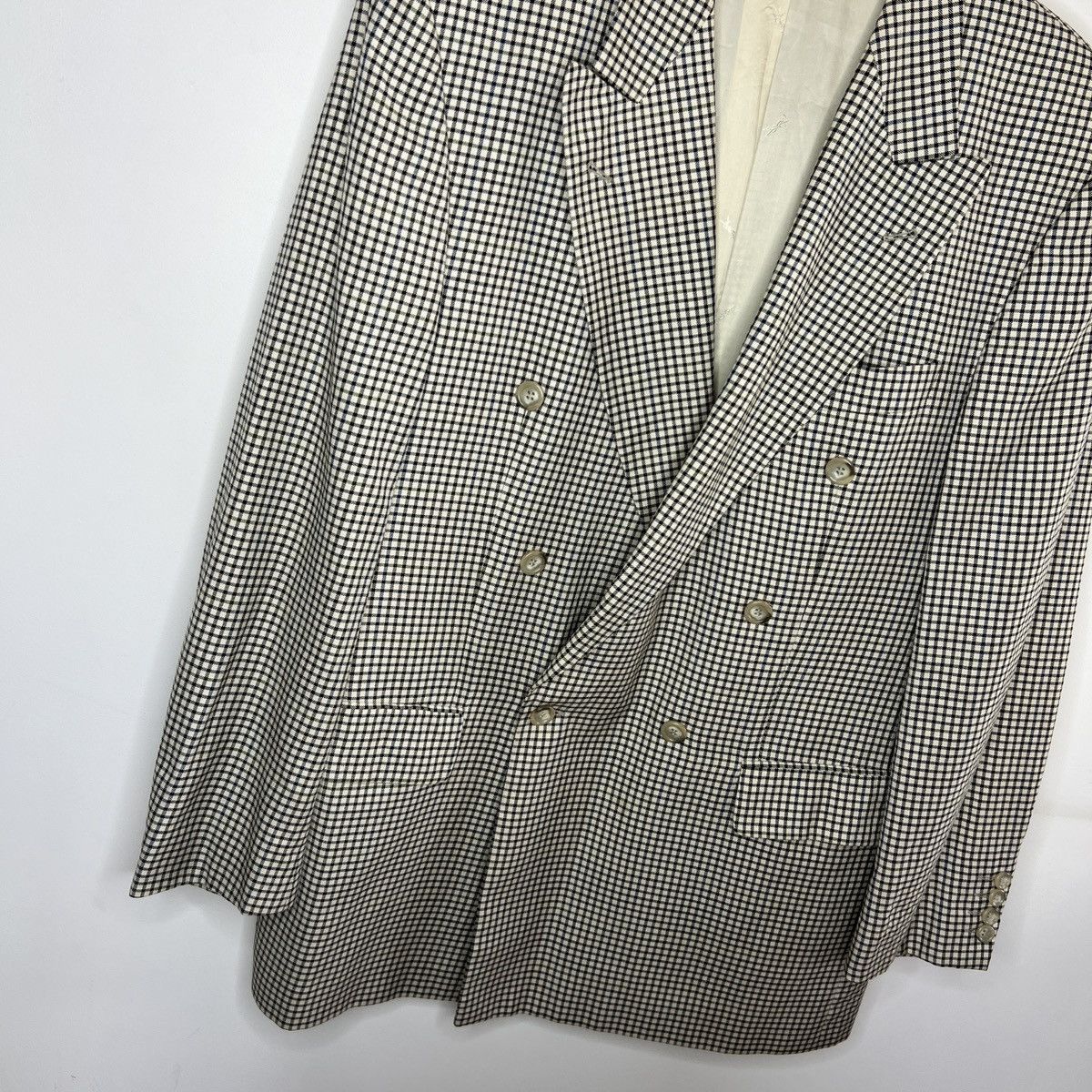 Yves Saint Laurent Yves Saint Laurent Pour Homme Double Breasted Blazer Suit Size 42R - 3 Thumbnail