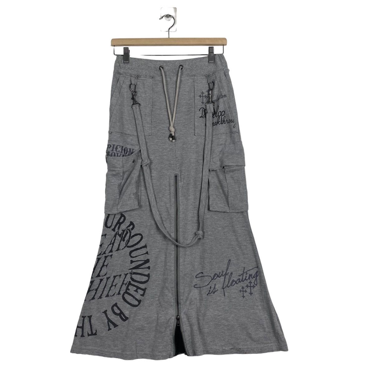 image of Designer Ghost Of Harlem Punk Maxi Bondage in Grey, Women's (Size 26)