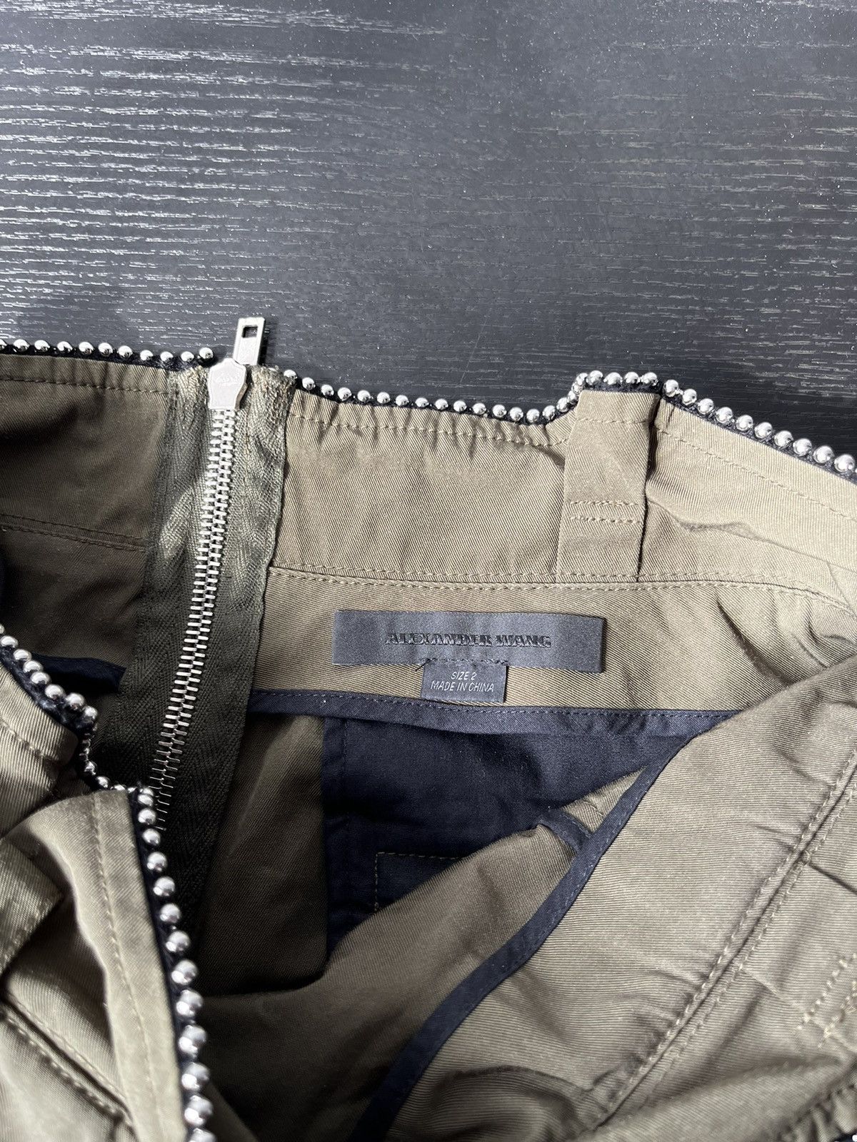 Alexander Wang × Other ALEXANDER WANG High Waisted Army Pants With Ballchain Size 26" / US 2 / IT 38 - 4 Thumbnail