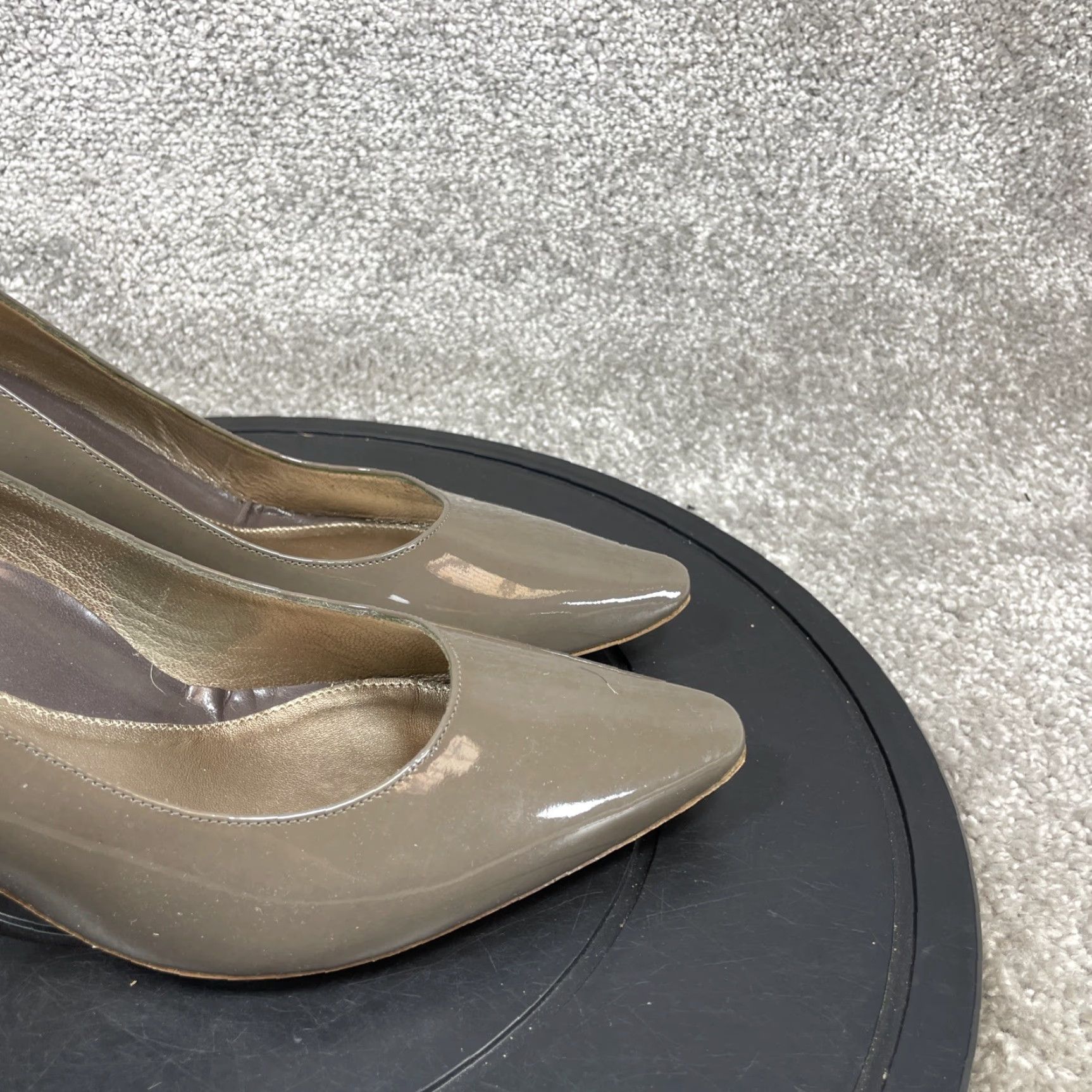 Vintage VINTAGE Dana Davis Pump Womens Size 10 B Patent Leather Pointed Toe Kitten Heel Casual Fall Winter Shoes Size US 10 / IT 40 - 2 Thumbnail