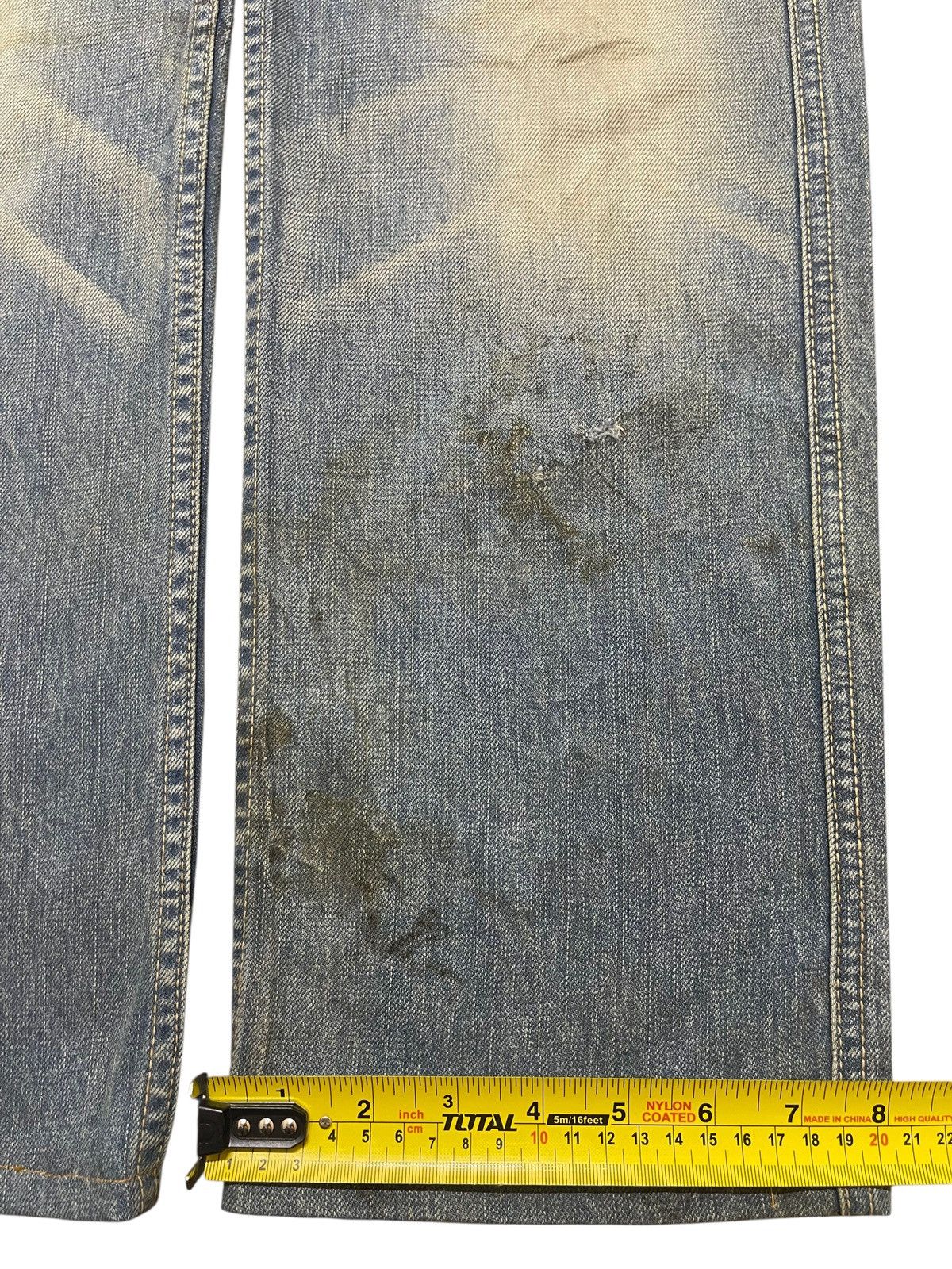 Hysteric Glamour Vintage Japan Gowest Faded Wash Mud Dirty Style Loose Jeans Size US 32 / EU 48 - 18 Thumbnail