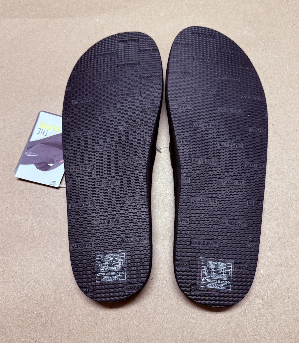 Rainbow Men’s Rainbow The Cloud Single XXXL 13.5-15 301ASTPS Black! Size US 14 / EU 47 - 3 Thumbnail