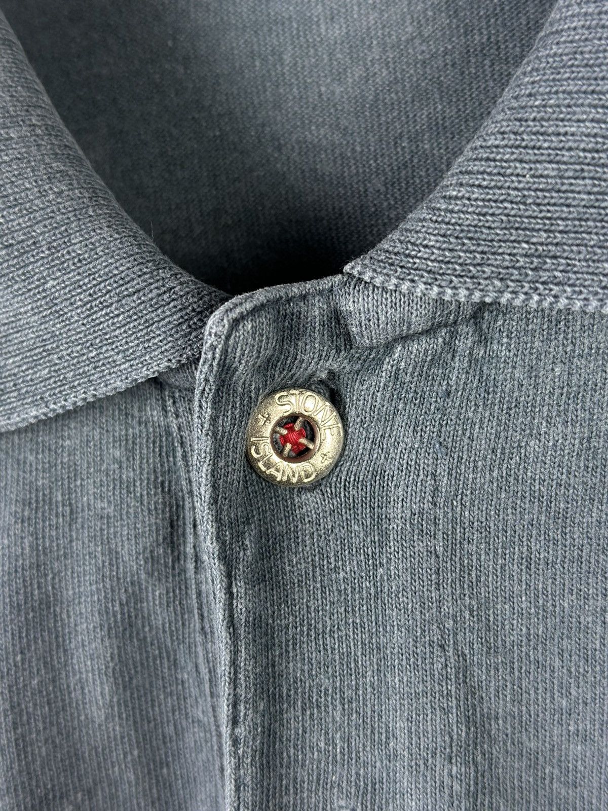 Stone Island × Vintage Stone Island 80's Marina Compass Vintage Cotton Polo Shirt Size US M / EU 48-50 / 2 - 5 Thumbnail