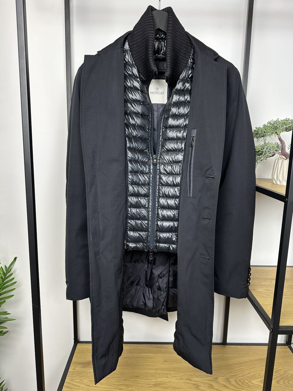 Moncler Moncler Lesparre Giubbotto Men’s Jacket Down Dark Blue 3 Sz Size US L / EU 52-54 / 3 - 19 Thumbnail