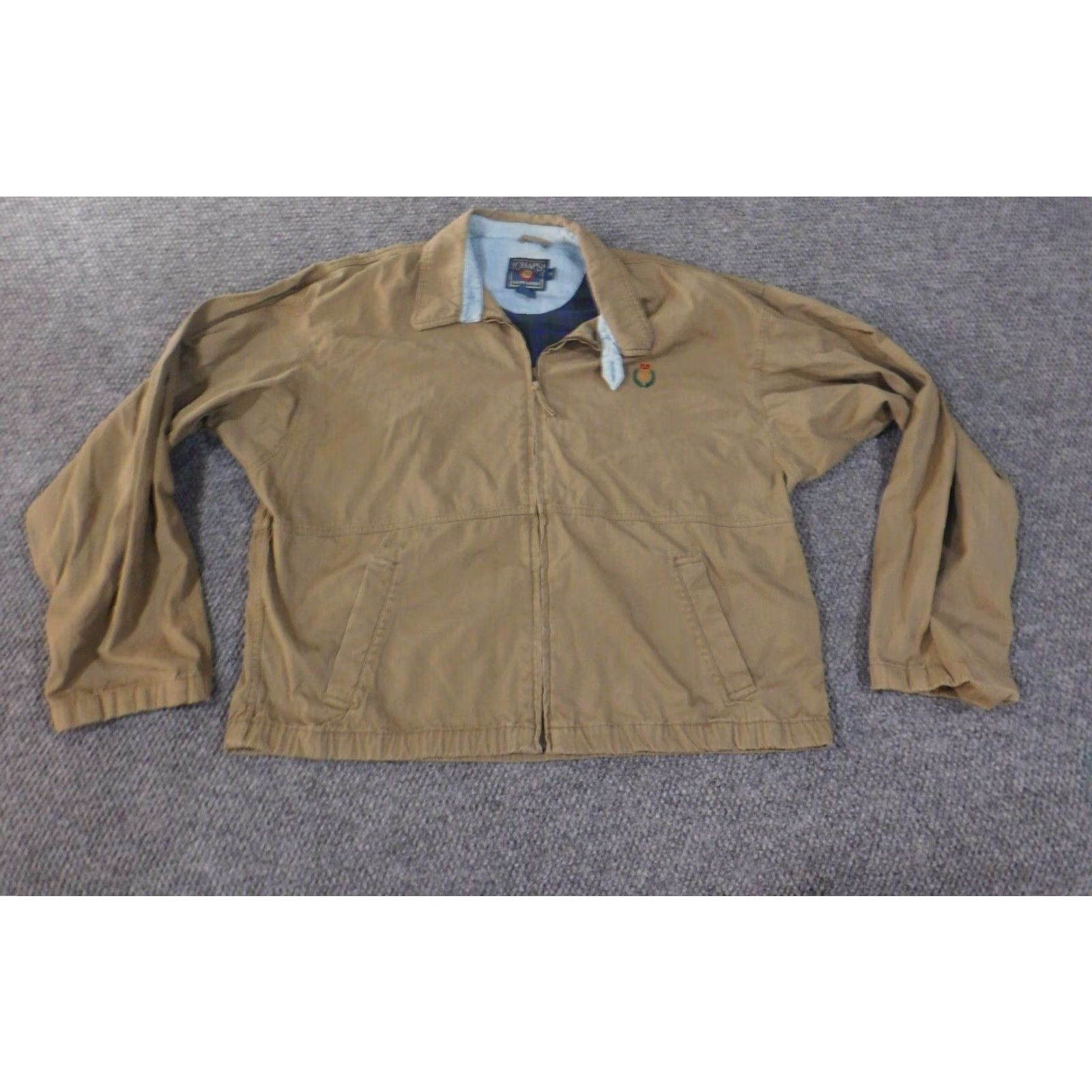 Ralph Lauren VINTAGE Ralph Lauren Jacket XL Mens Chaps Brown Zip Retro 90s Bomber Casual Full Zip Size US XL / EU 56 / 4 - 3 Thumbnail
